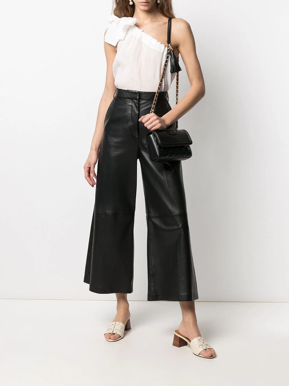 Tory Burch o1s22i1n1024 Size: OS / Small Fleming Bag in Black Size ONE SIZE - 2 Thumbnail