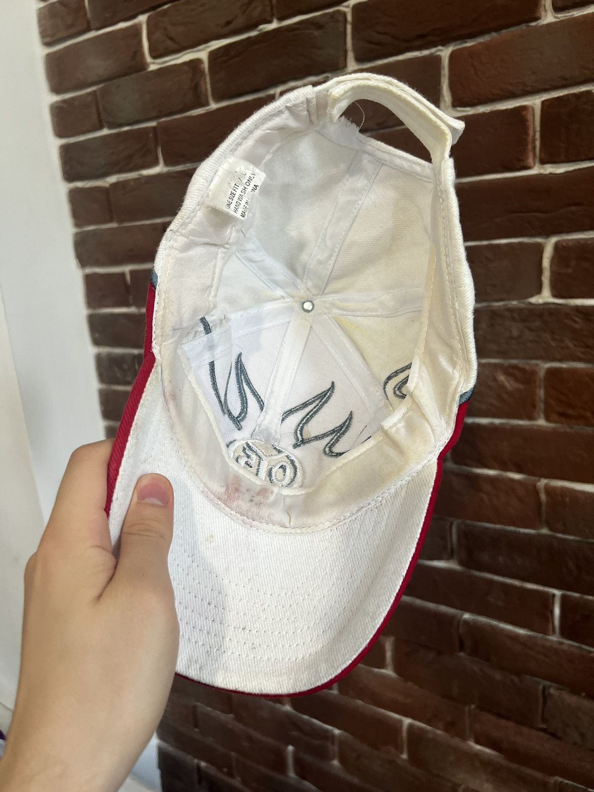 Vintage Rare Vintage 90s FSV MAINZ 05 Flames Hat Soccer Football Cap Size ONE SIZE - 6 Thumbnail