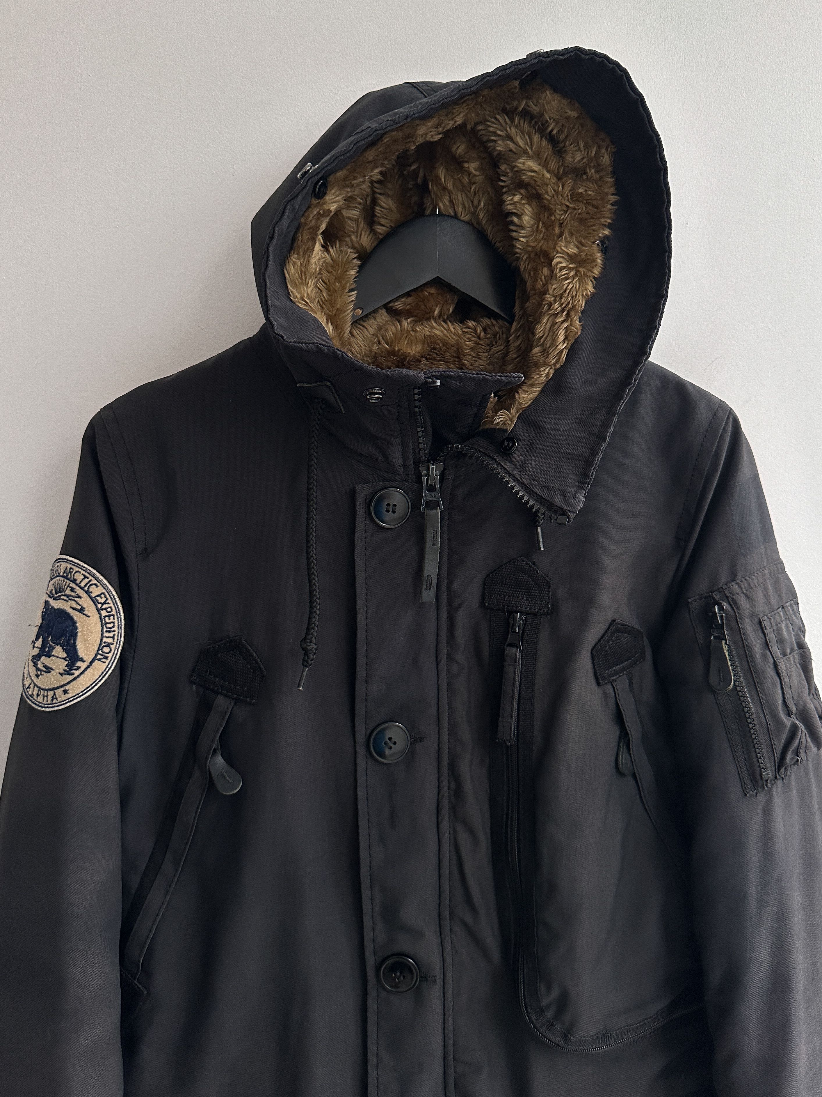 Alpha Industries × Vintage Alpha Industries Parka Coat Jacket Size M / US 6-8 / IT 42-44 - 4 Thumbnail
