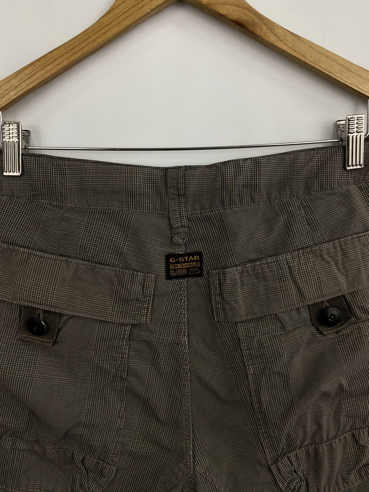 G-Star 🇺🇸 Y2K G Star Cargo Multipocket Tactical Military Shorts Size US 31 - 12 Thumbnail