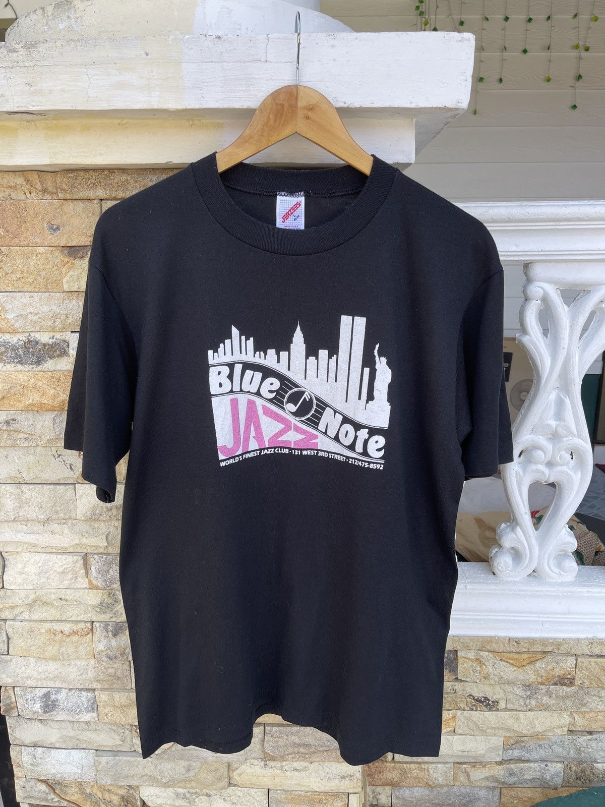 Band Tees × Vintage Last Drop🔥Very Rare🔥Vintage 80s Blue Note Jazz Club Tee Size US L / EU 52-54 / 3 - 2 Thumbnail