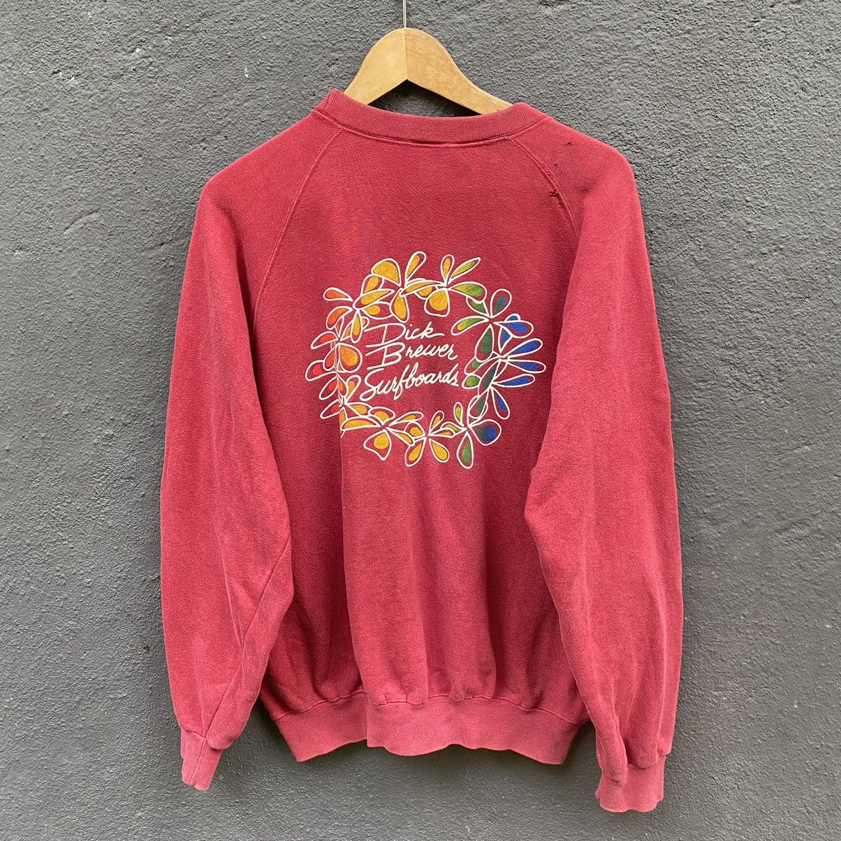 Vintage Thrashed Faded Vintage 90s Dick Brewer Surfboard ERD GRUNGE Size US L / EU 52-54 / 3 - 1 Thumbnail