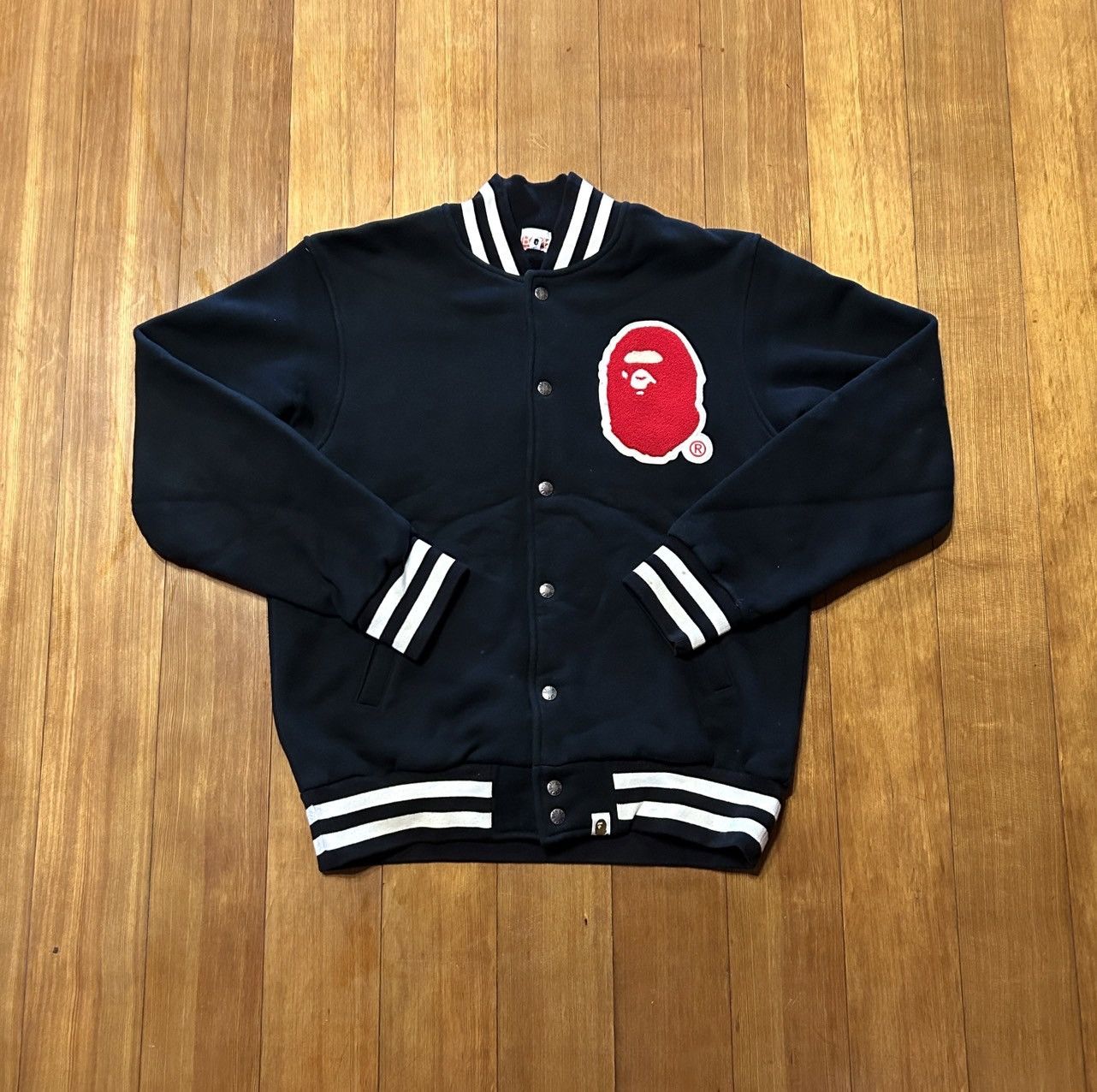 Bape Bape Black Patch Logo Jacket Japan Size US M / EU 48-50 / 2 - 2 Thumbnail