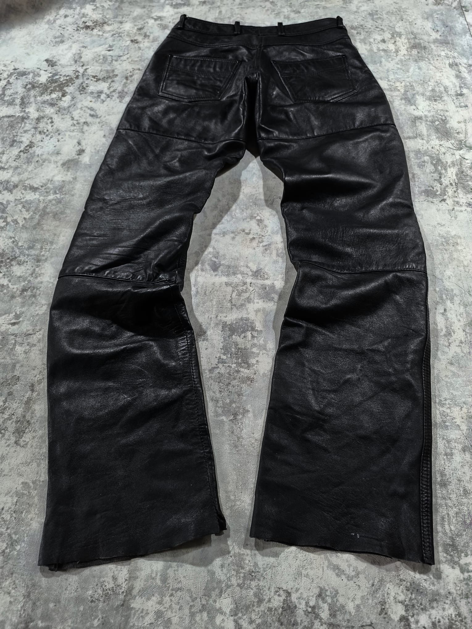 Kadoya vtg biker girl real leather jeans rick owens balenciaga Size 28" / US 6 / IT 42 - 7 Thumbnail