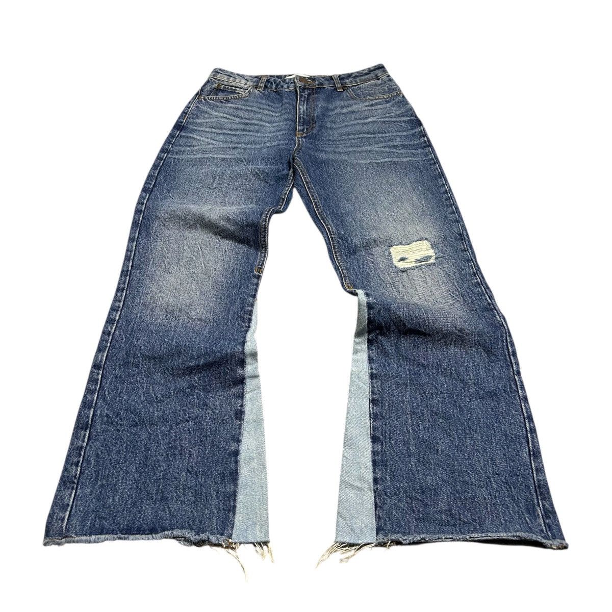 Sandro Sandro Paris Distressed Flared Denim Pants Size US 29 - 2 Thumbnail