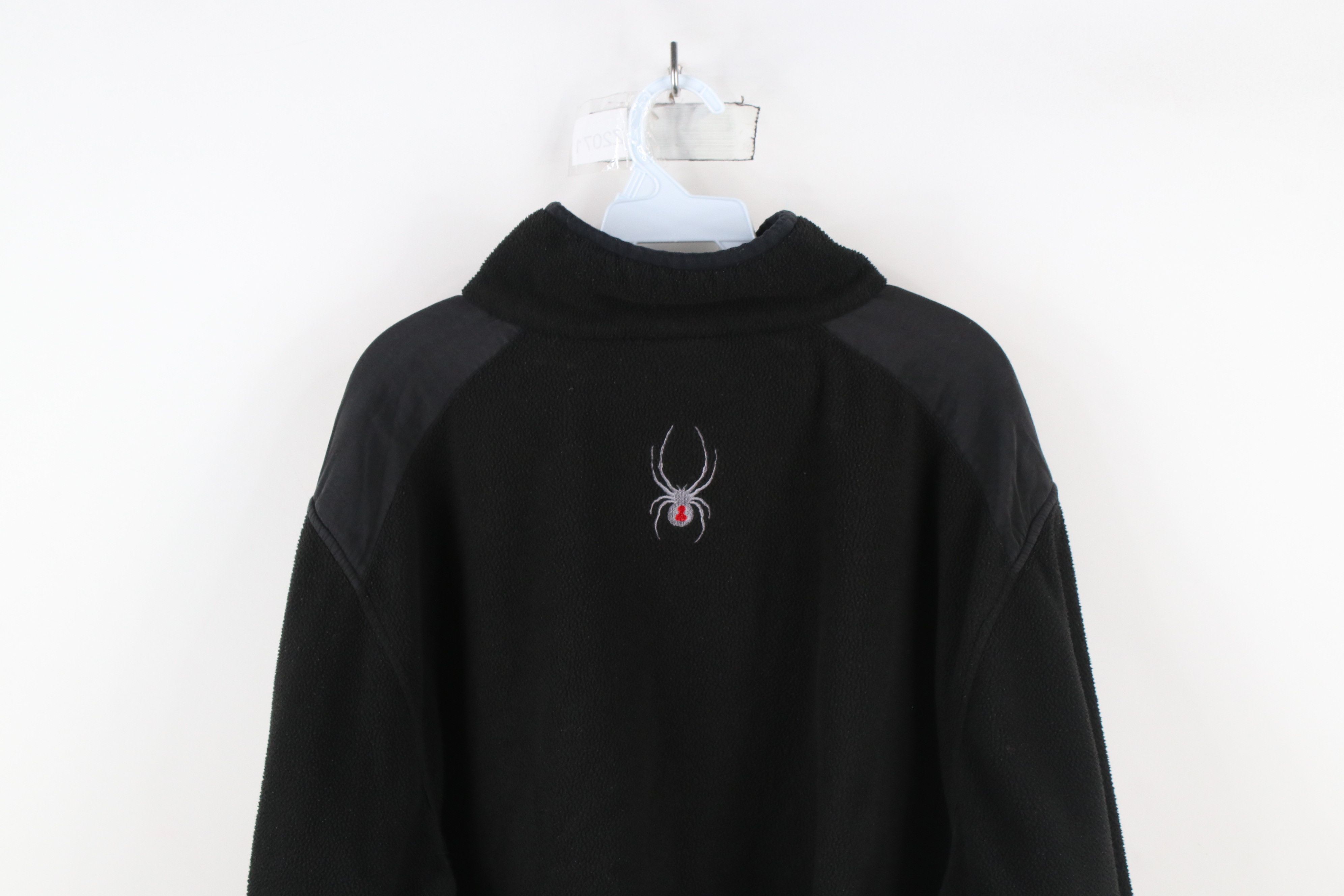 Spyder × Vintage Vintage Spyder Spell Out Full Zip Fleece Jacket Black Size US M / EU 48-50 / 2 - 15 Thumbnail