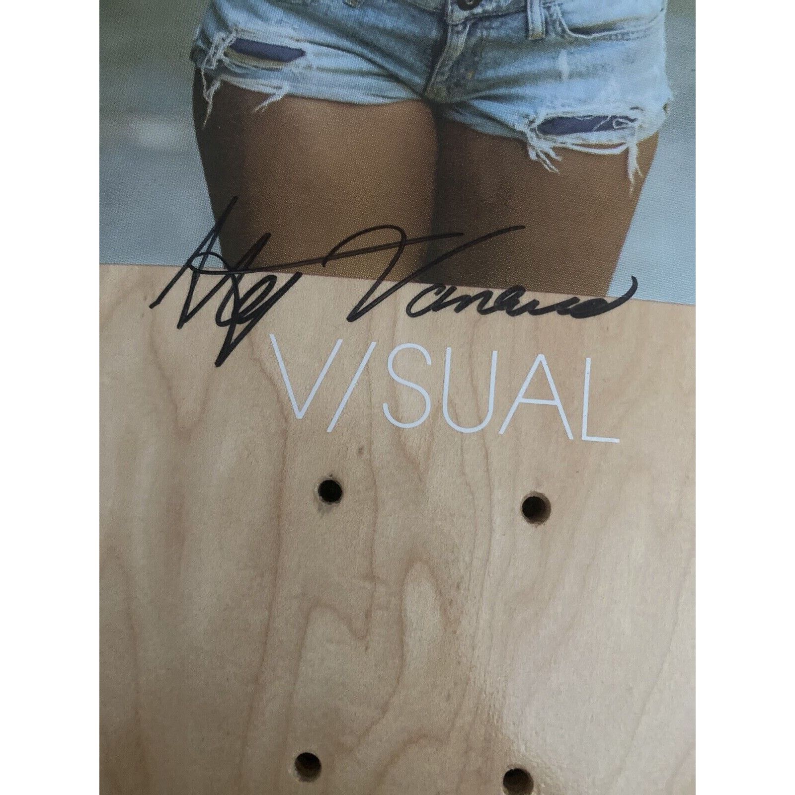Visual Karen Villereal Visual V/sual Model Skateboard Deck Signed Size ONE SIZE - 2 Thumbnail