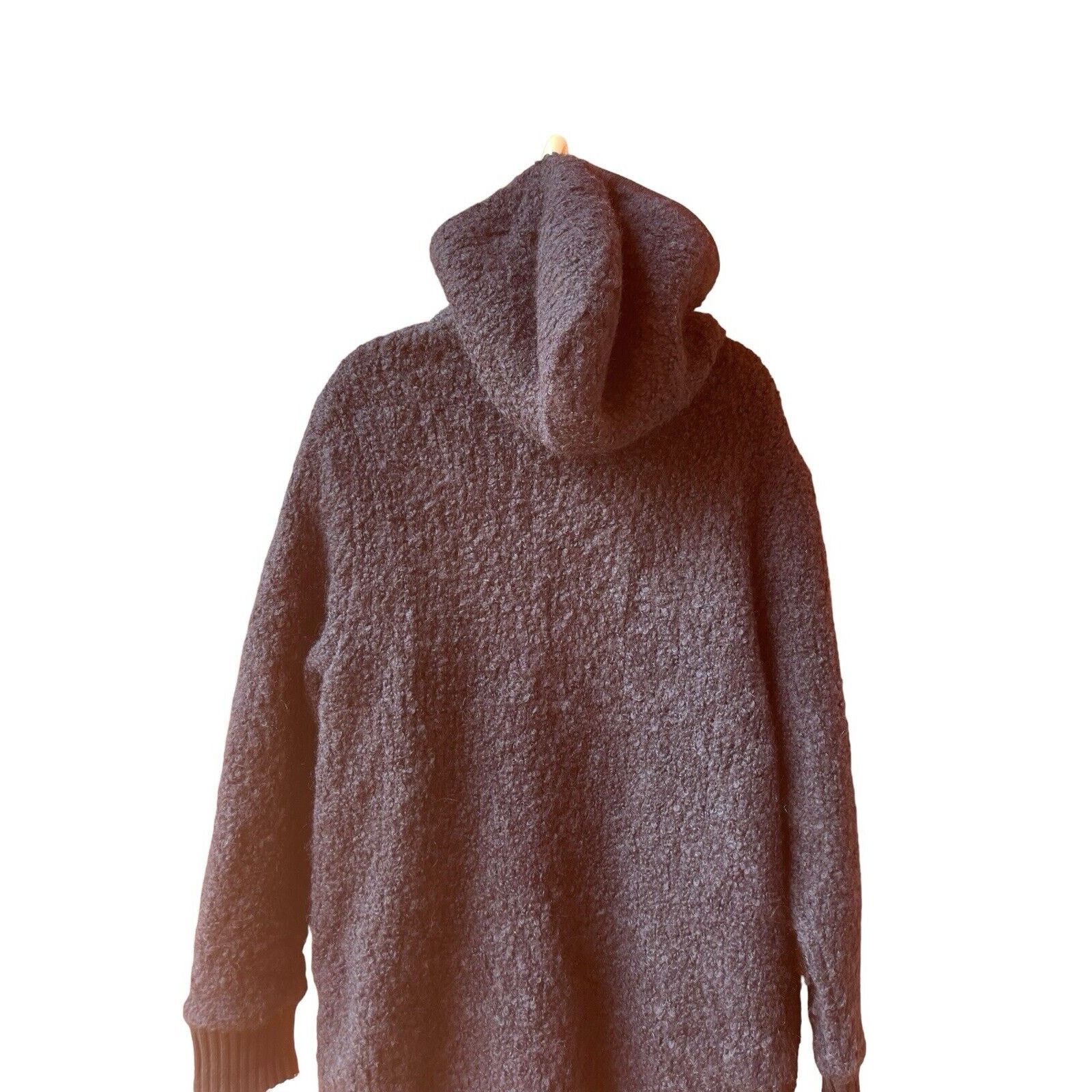 Rag & Bone Rag & Bone Womens Adele Sweater Coat Hooded Navy Blue Sz:S Size S / US 4 / IT 40 - 10 Thumbnail