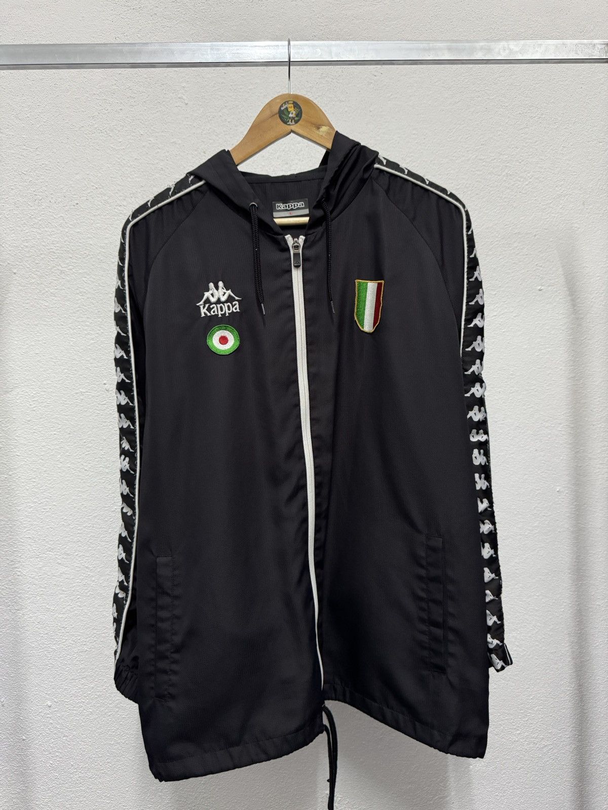 Kappa × Vintage Kappa Italia side tape windbreaker jacket Size US L / EU 52-54 / 3 - 1 Thumbnail