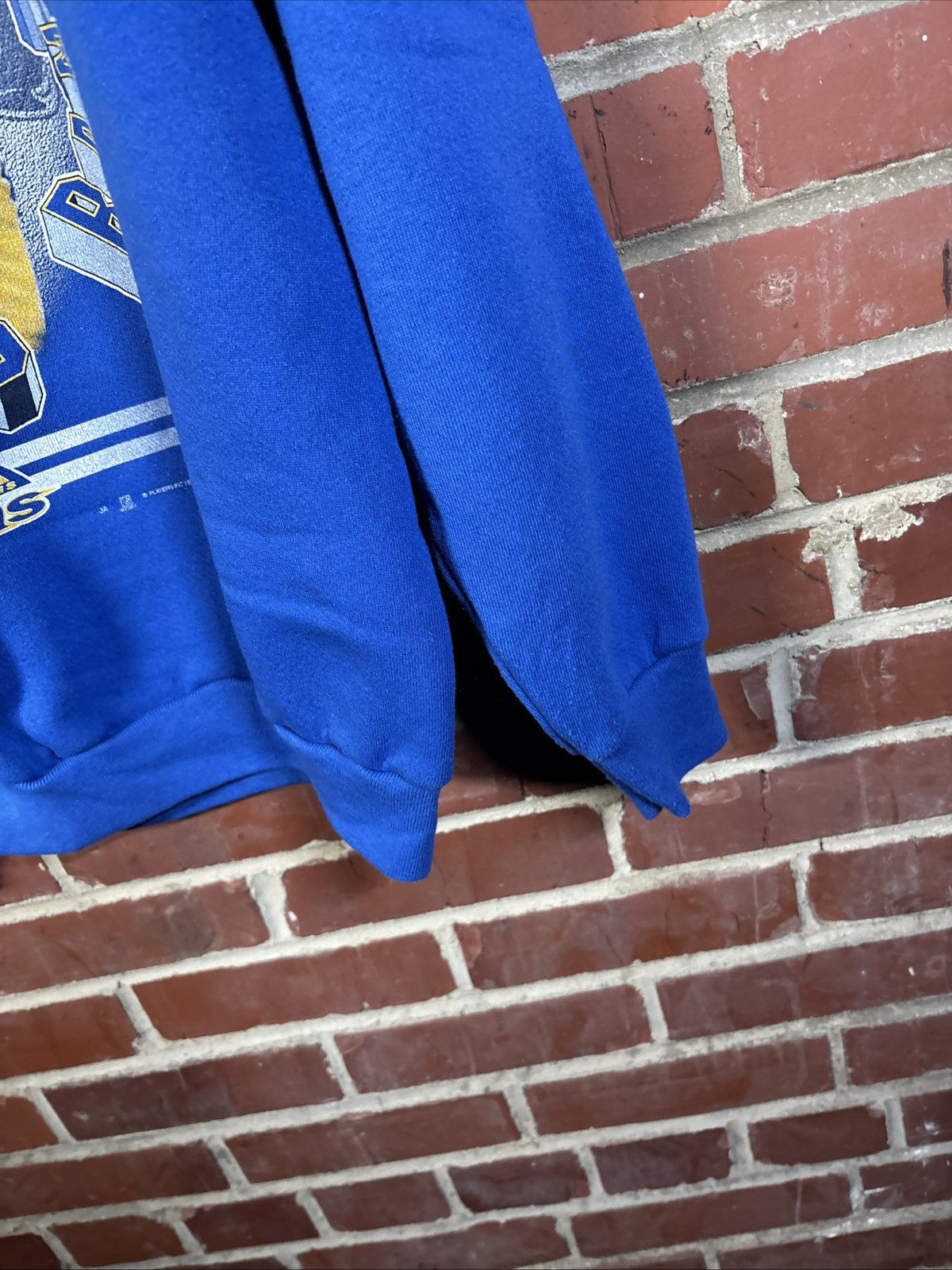 NFL Vintage 90s Blue St. Louis Rams Kurt Warner NFL Crewneck L Size US L / EU 52-54 / 3 - 3 Thumbnail