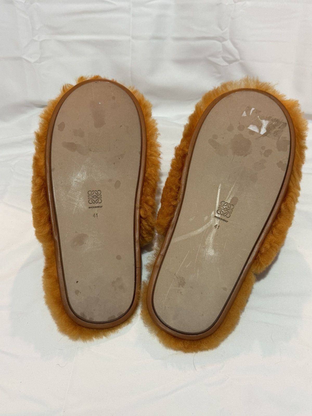 Loewe Loewe logo-patch shearling mule slipper size 41 Size US 11 / IT 41 - 6 Thumbnail