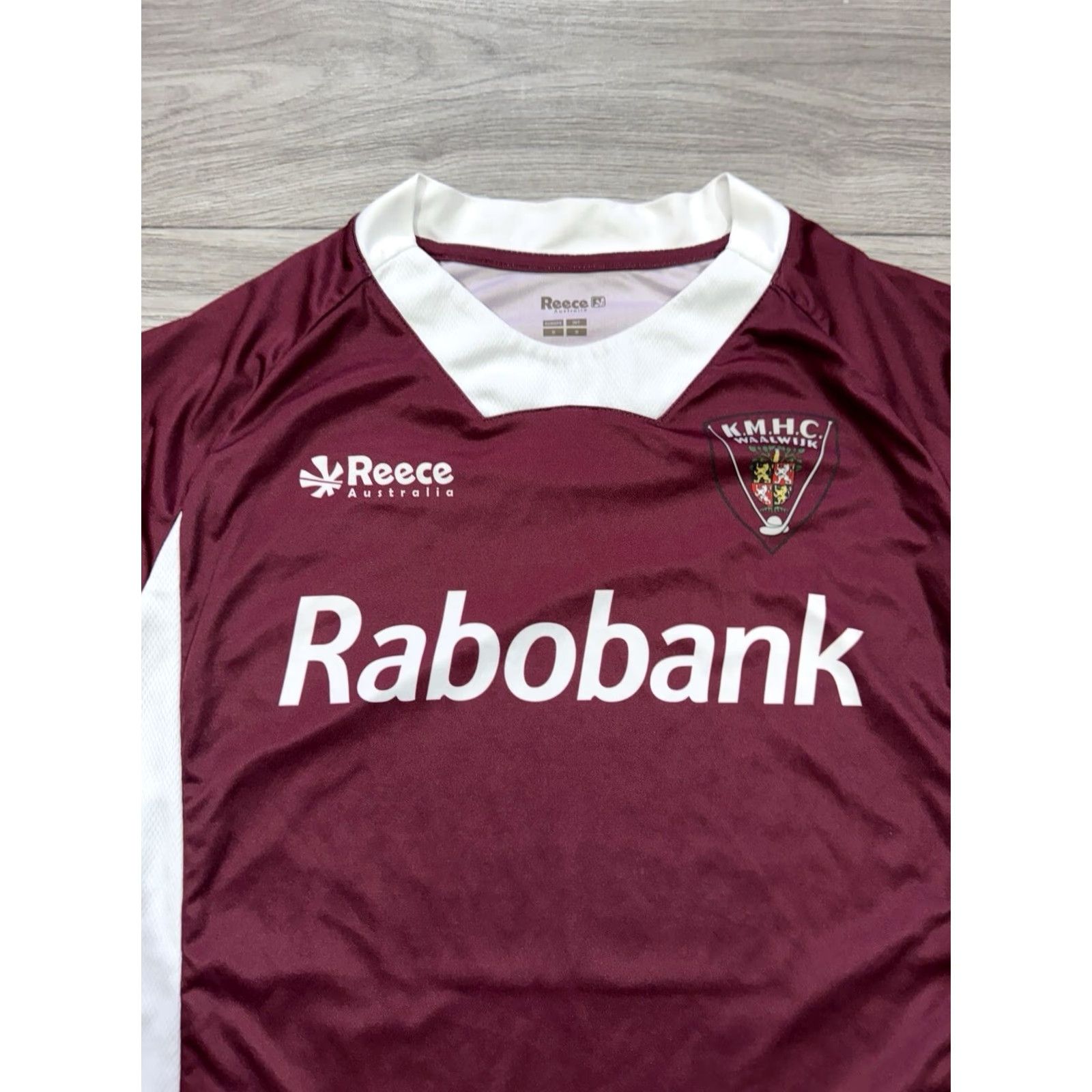 Vintage Reece Jersey T-Shirt M Burgundy Hockey Activewear Mens 2010s KMHC Waalwijk Home Shirt Bot Size US M / EU 48-50 / 2 - 3 Thumbnail