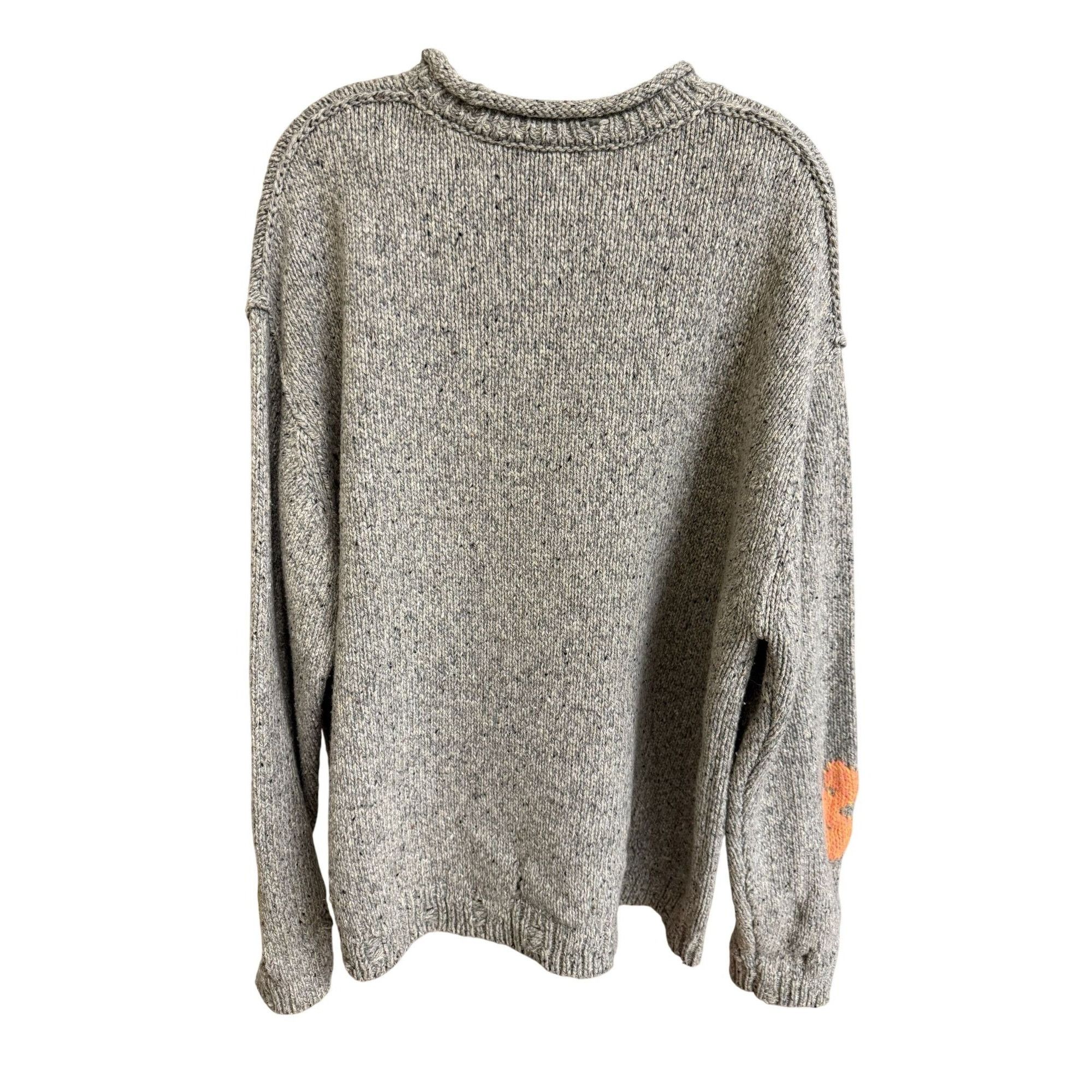 Acne Studios Acne Studios Floral Knit Sweater XL Gray Multicolor Wool & M Size XL / US 12-14 / IT 48-50 - 2 Thumbnail
