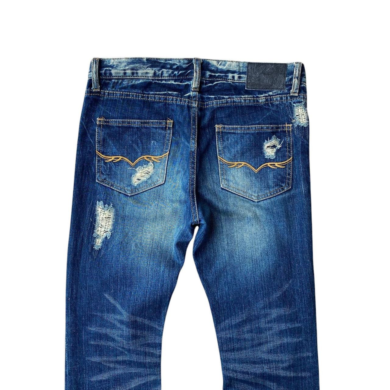 GOSTAR DE FUGA FLARED FUGA DISTRESSED DENIM BOOTCUT W29" Size US 30 / EU 46 - 9 Thumbnail