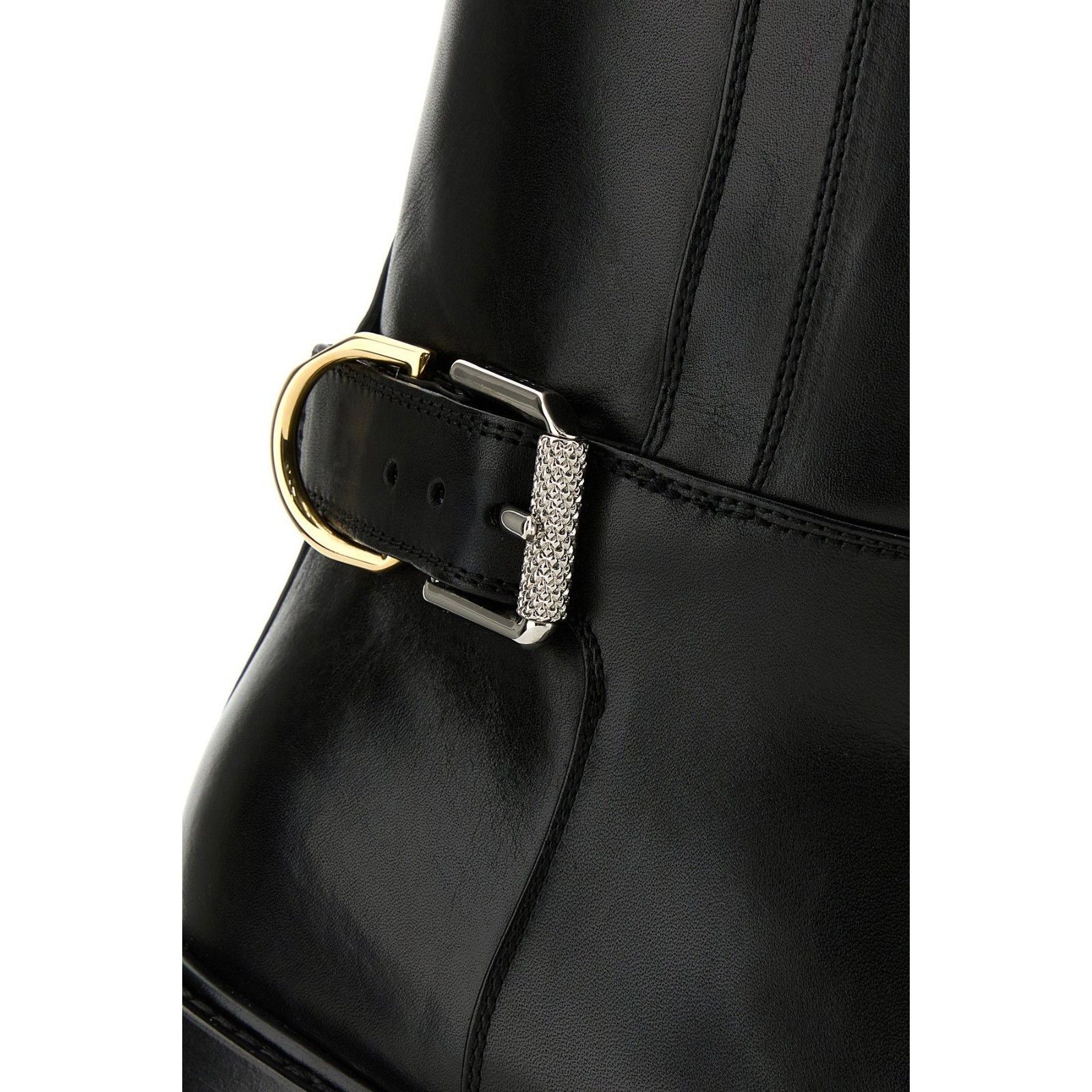 GIVENCHY Voyou Knee High Black Leather Boots New & Authentic