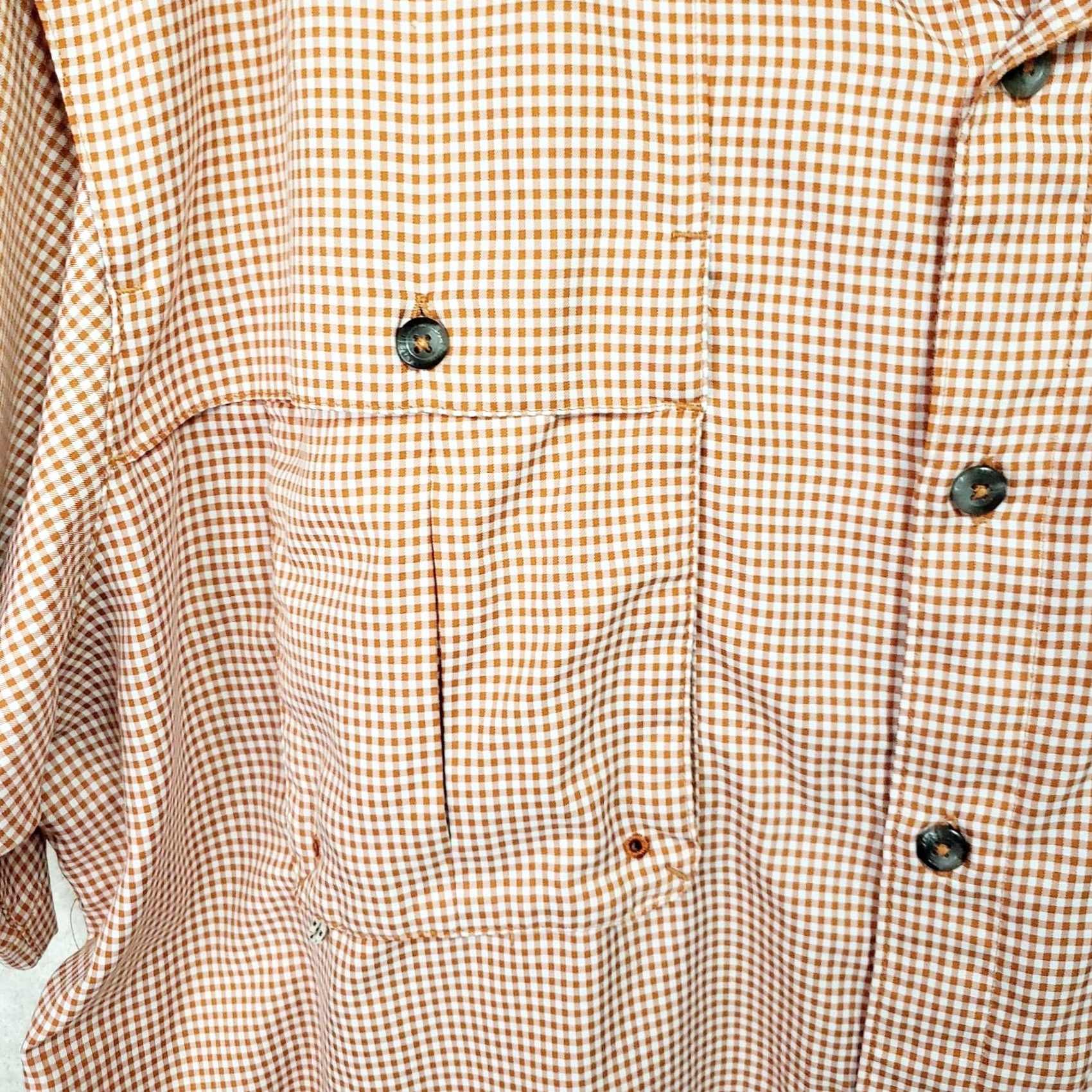 Vintage Magellan Outdoors Shirt Men’s 2XL Orange Plaid Fish Gear Angler Fit Mag Wick SS Size US XXL / EU 58 / 5 - 5 Thumbnail