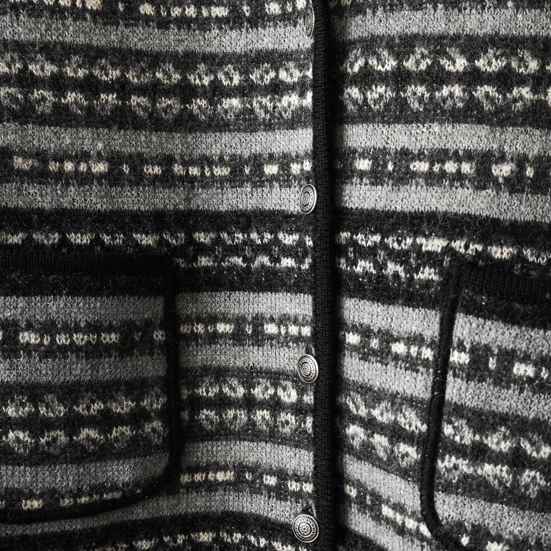 Vintage True Vintage Textile Patter Genuine Wool Sweater Vest Size US M / EU 48-50 / 2 - 6 Thumbnail