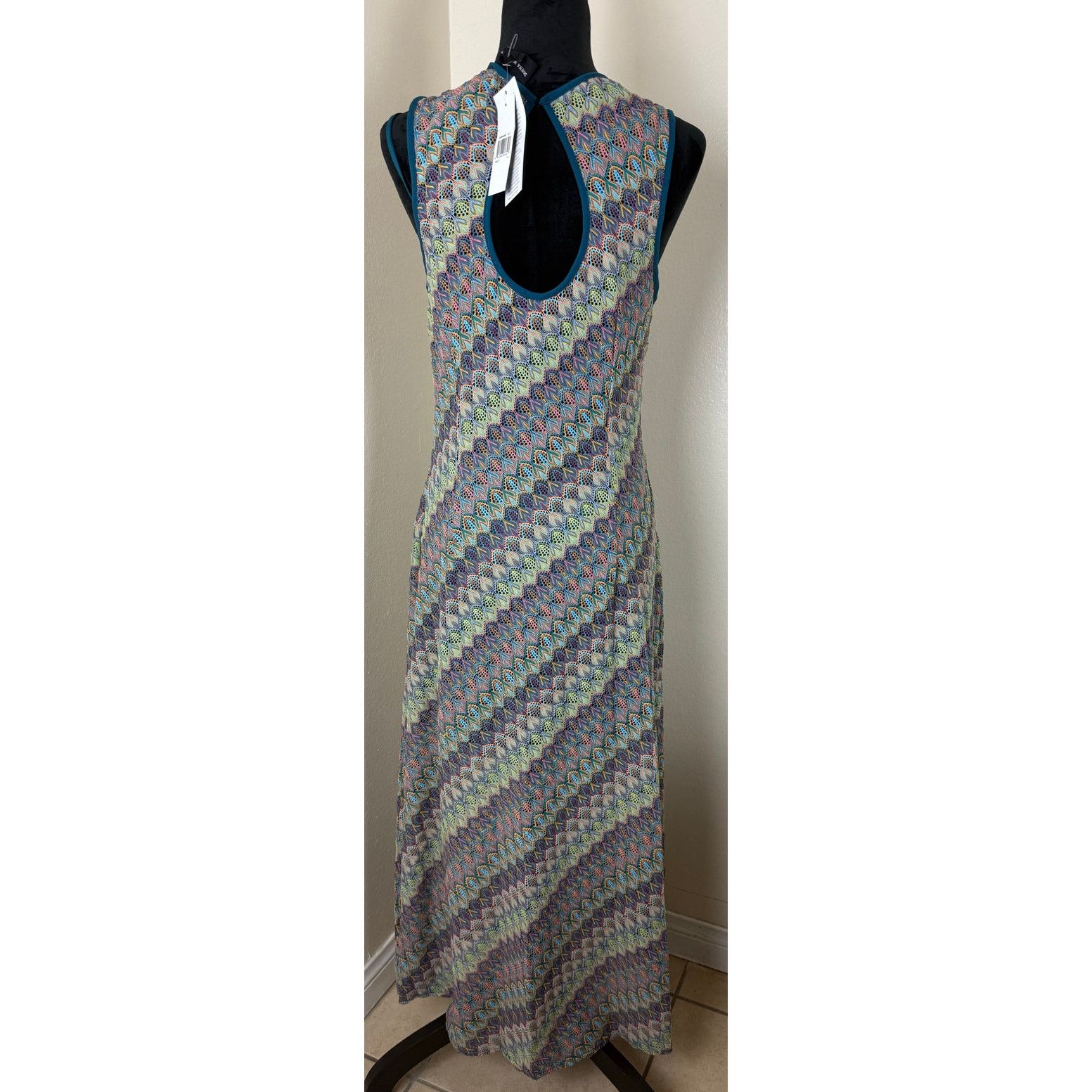 Donna Morgan Donna Morgan Blue Multi Dress With Mini Under Dress Size XL / US 12-14 / IT 48-50 - 5 Thumbnail