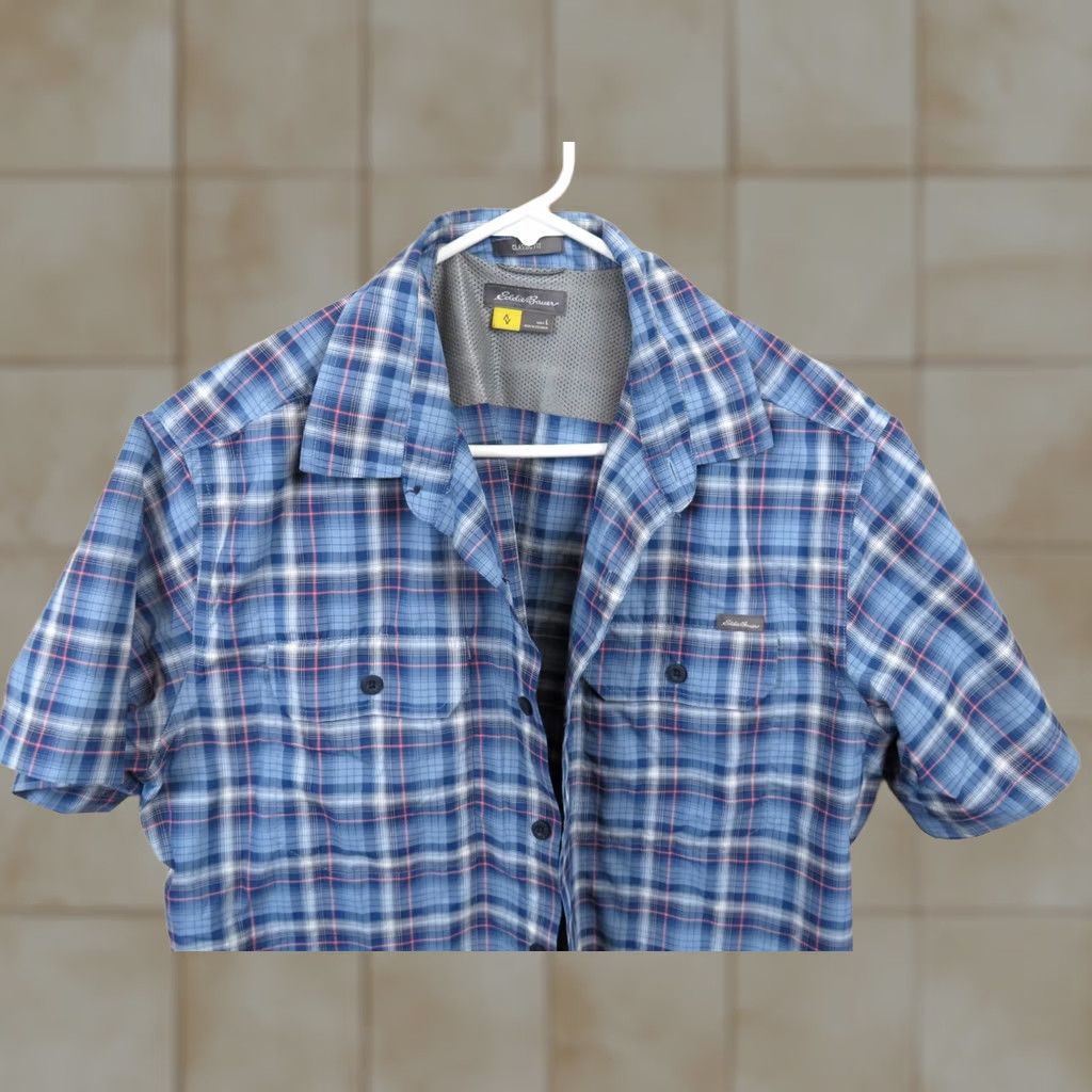 Eddie Bauer Eddie Bauer Shirt size L Short sleeve plaid Classic fit Button down sportswear Size US L / EU 52-54 / 3 - 1 Thumbnail