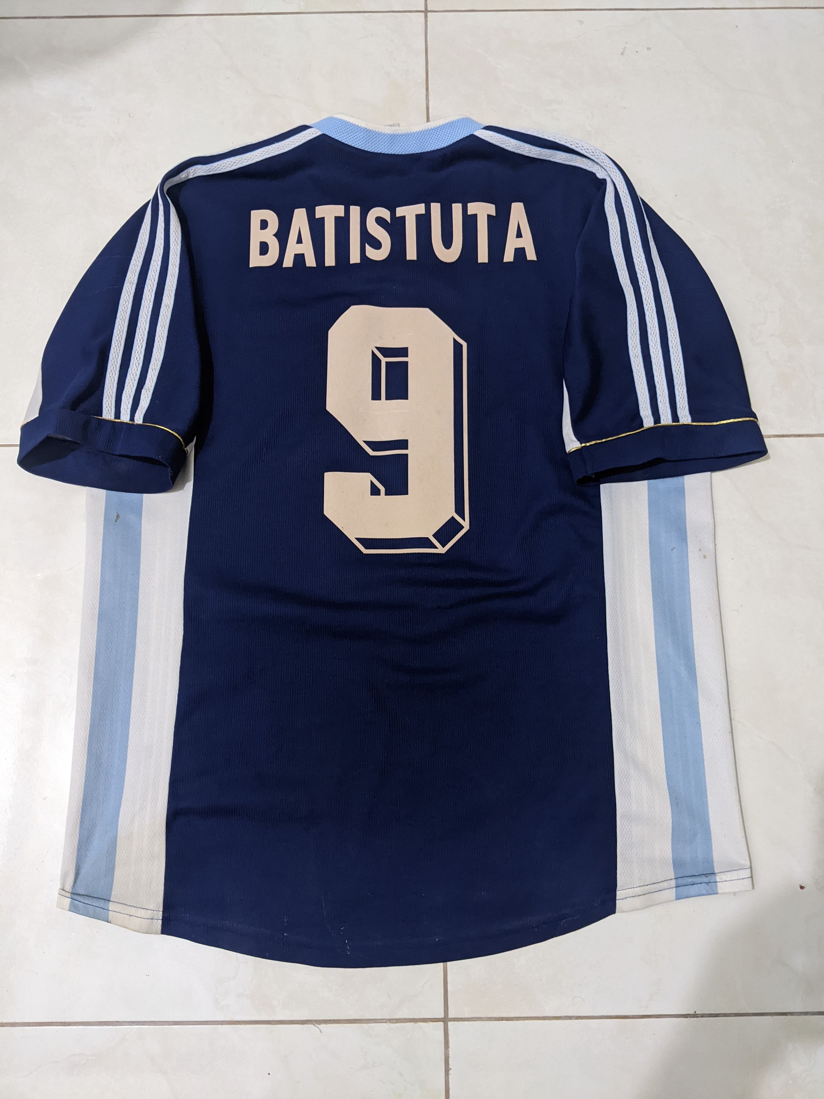 Adidas Argentina world cup 1998 Batistuta Jersey football shirt Size US L / EU 52-54 / 3 - 2 Thumbnail