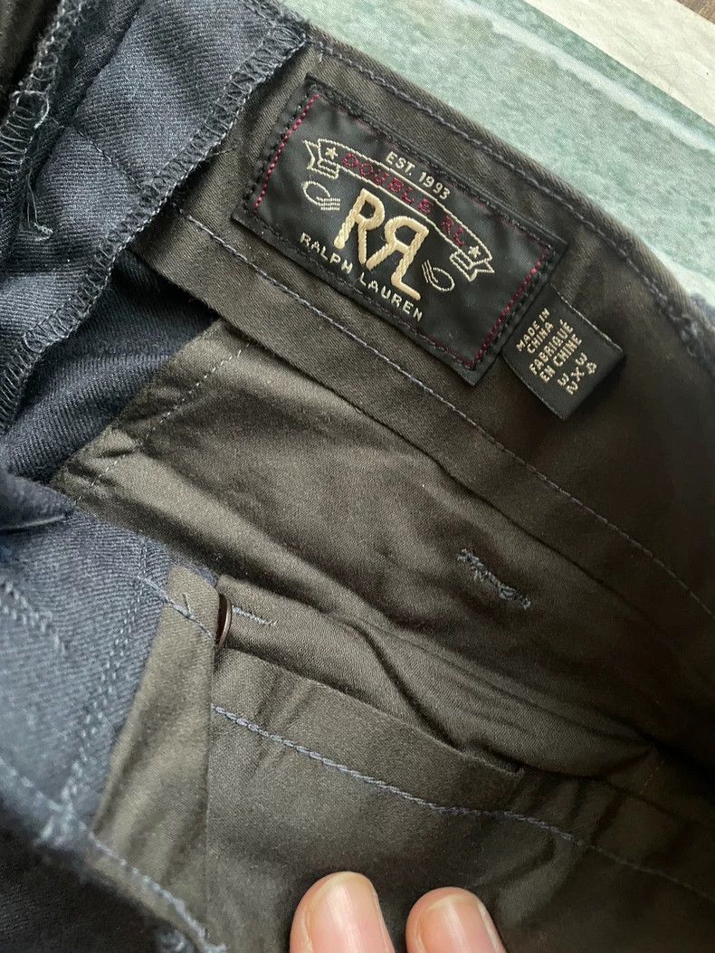 RRL Ralph Lauren RRL Ralph Lauren Old wool blended thin military pants Size US 34 / EU 50 - 4 Thumbnail