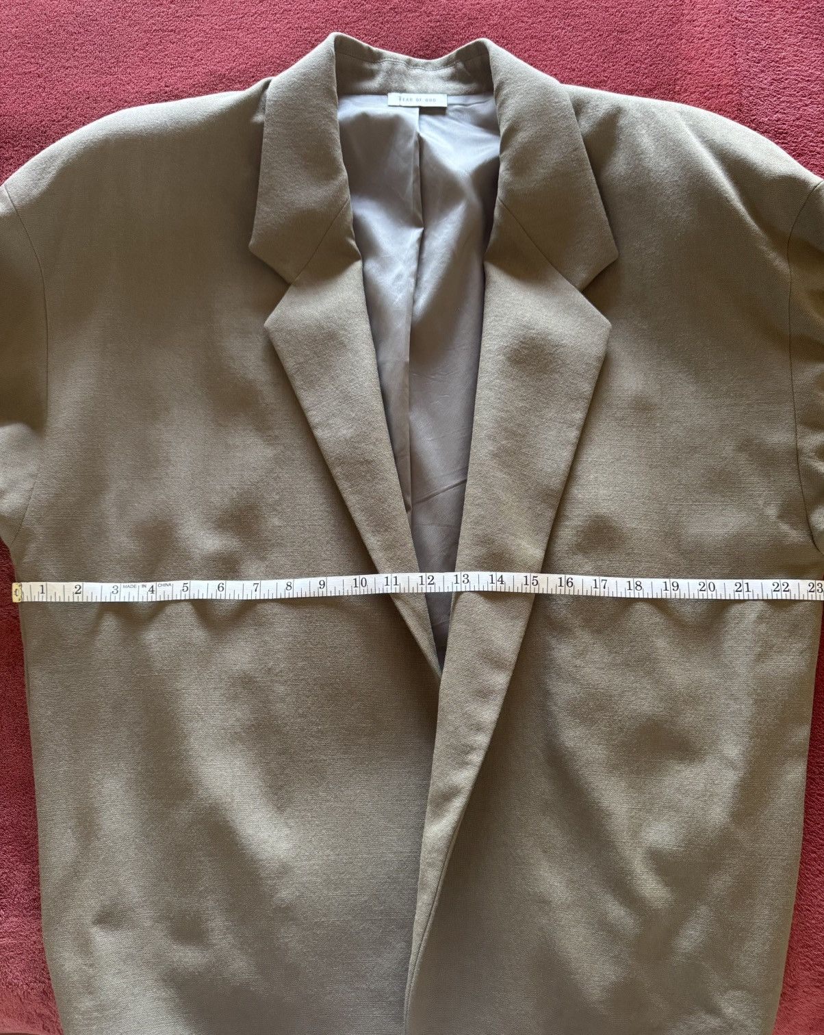 Fear of God Virgin Wool Blazer Size 46R - 9 Thumbnail
