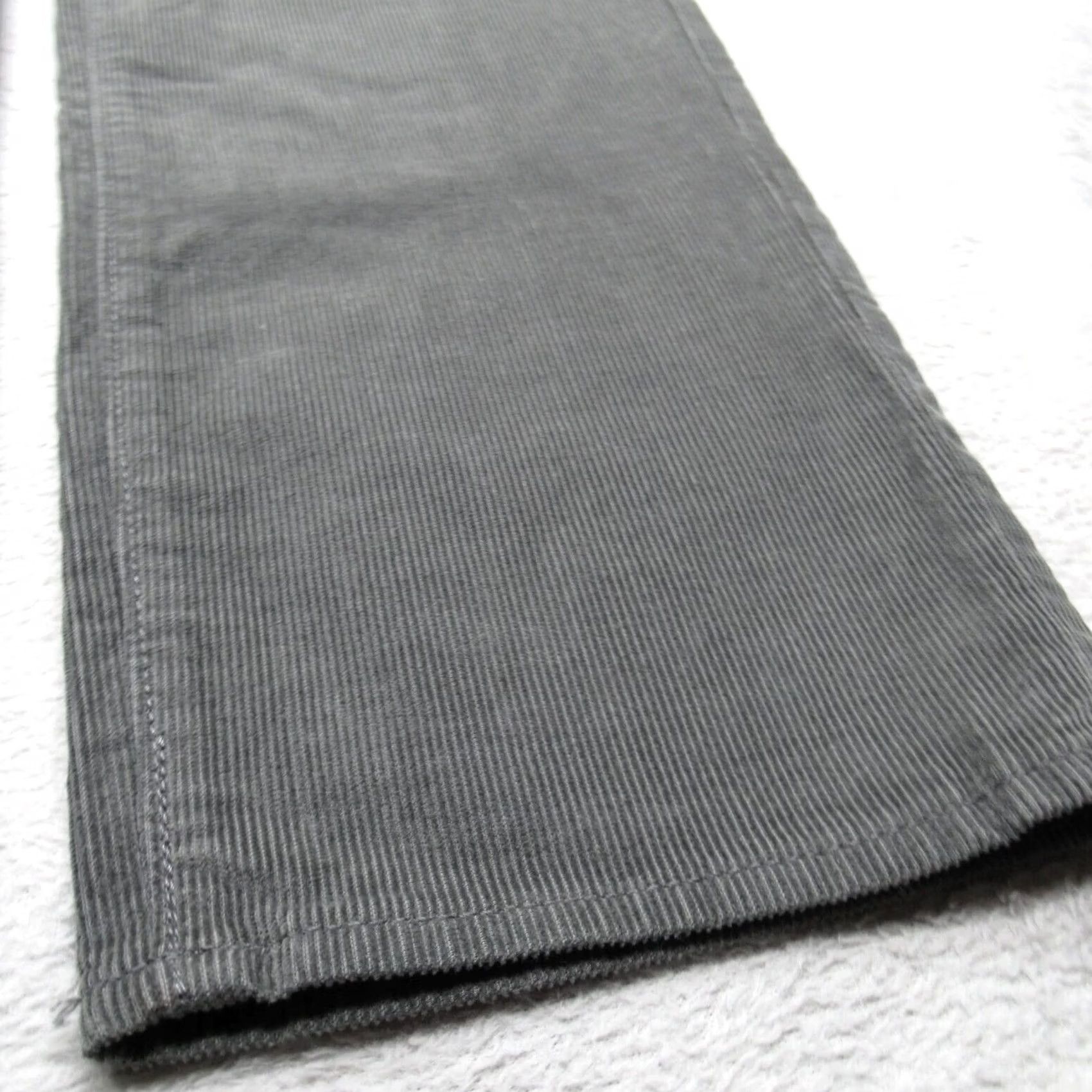J.Crew J Crew Corduroy Pants Mens 484 Slim Straight 34x33 Gray Green Cords NEW 9.50 Size US 34 / EU 50 - 2 Thumbnail