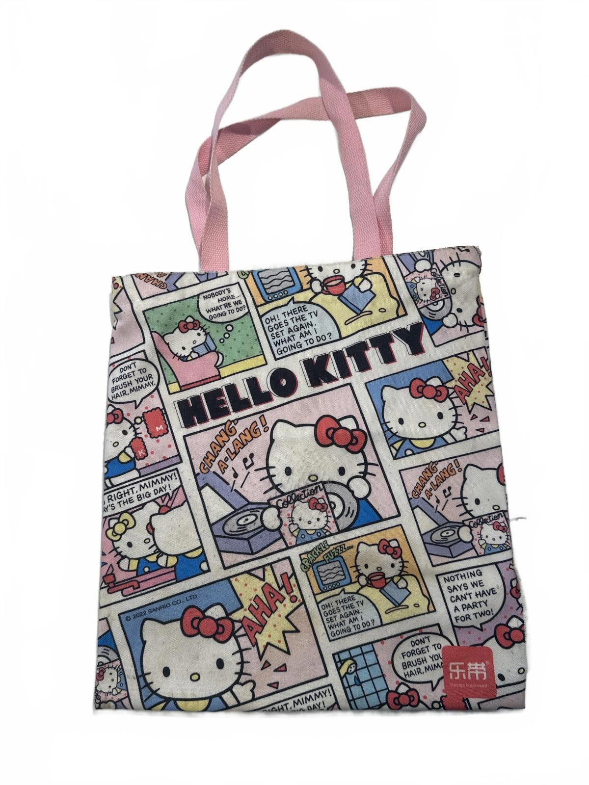 Other Hello Kitty Comic Book All Over Print Reusable Shopping Bag Size ONE SIZE - 2 Thumbnail