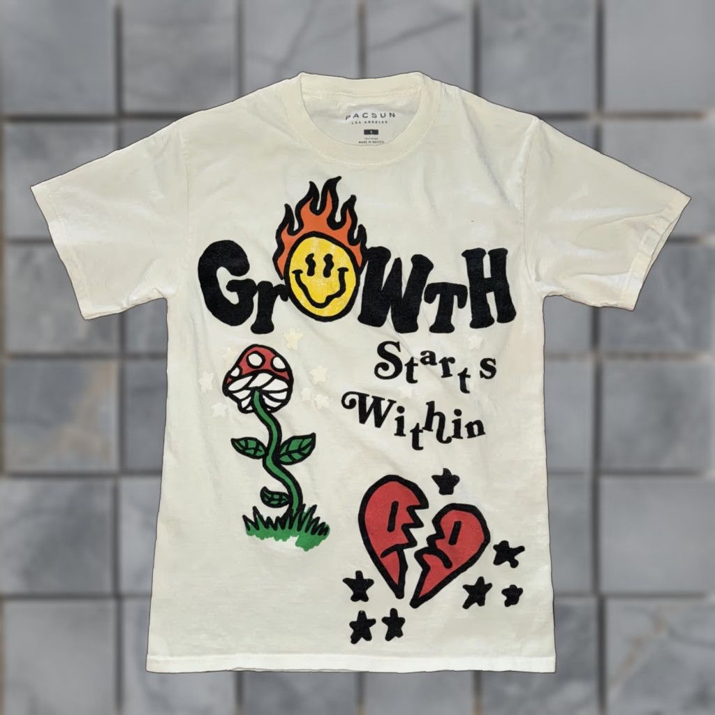 Pacsun Pacsun Graphic T-Shirt White Small 17x26 Men Regular Fit Shirt S Size White Pacsun Mens T-Shirt Graphic Size US S / EU 44-46 / 1 - 1 Thumbnail