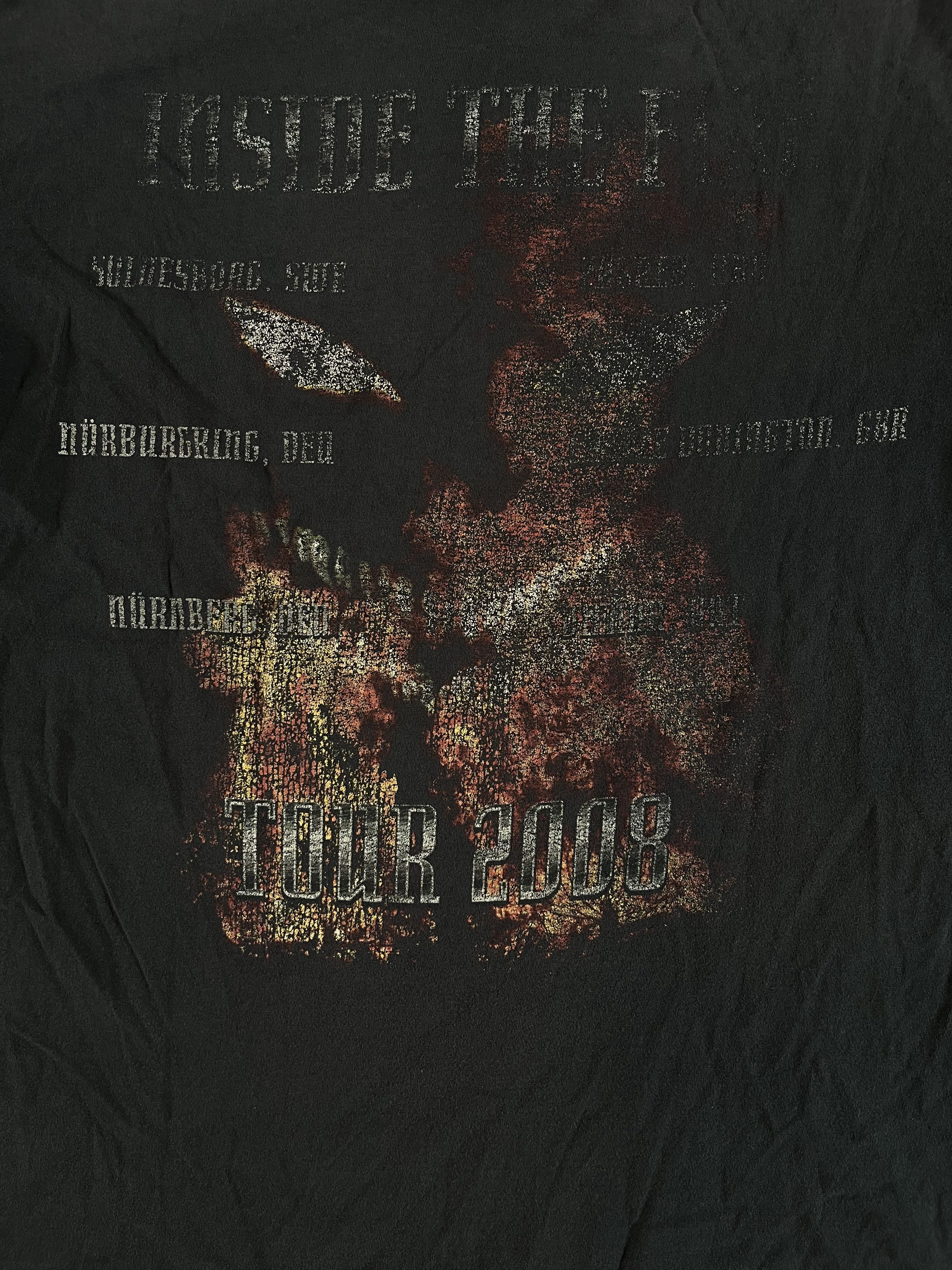 Band Tees Vintage Disturbed Distressed Sun Faded T Shirt Metal Band Size US L / EU 52-54 / 3 - 10 Thumbnail