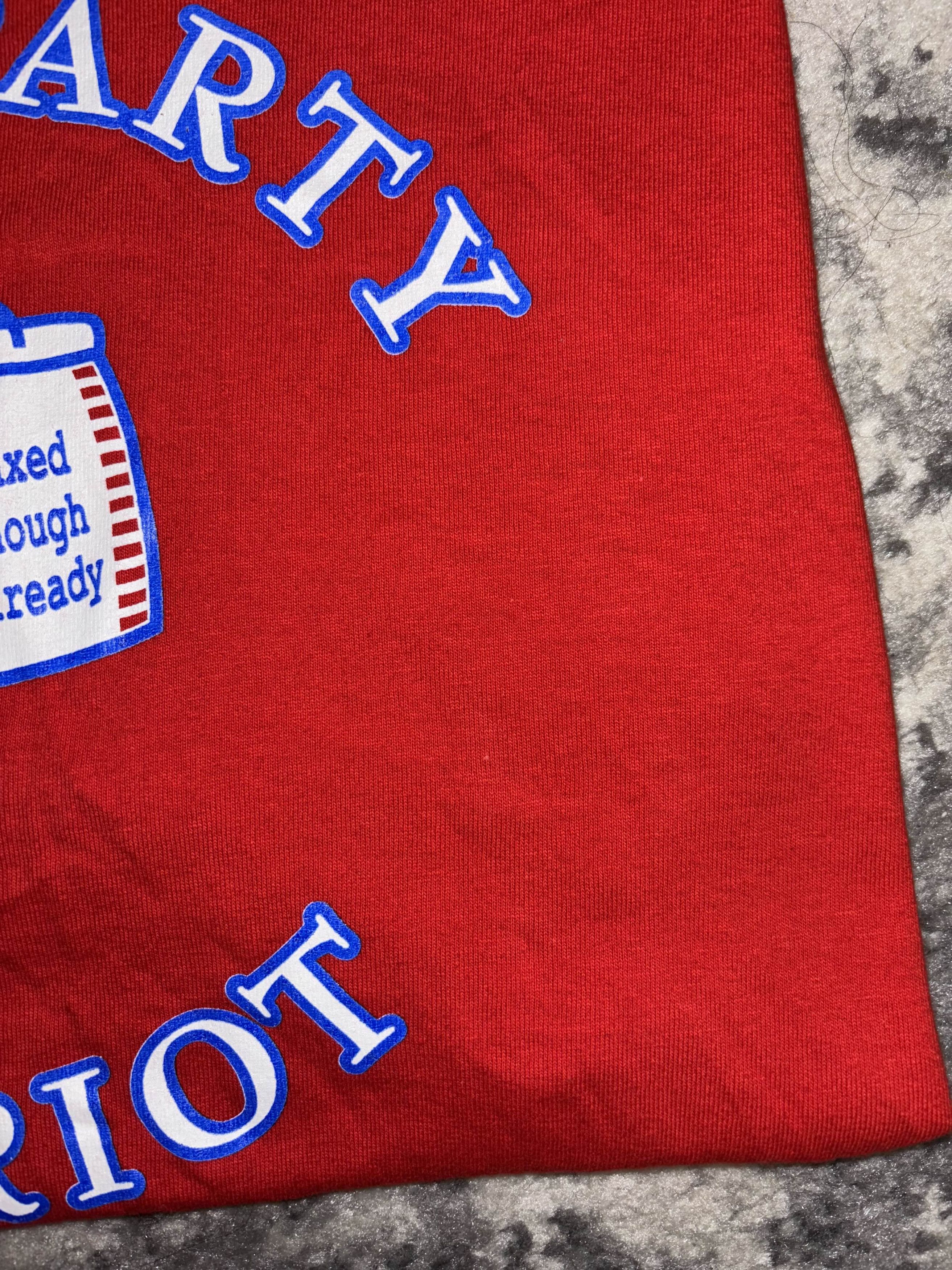 Vintage Vintage T.E.A. Party Patriot Humor Shirt Size US XL / EU 56 / 4 - 7 Thumbnail