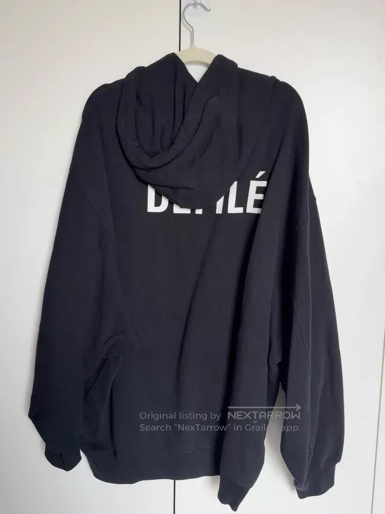 Balenciaga Balenciaga French Sweatshirt Black Size US S / EU 44-46 / 1 - 2 Thumbnail