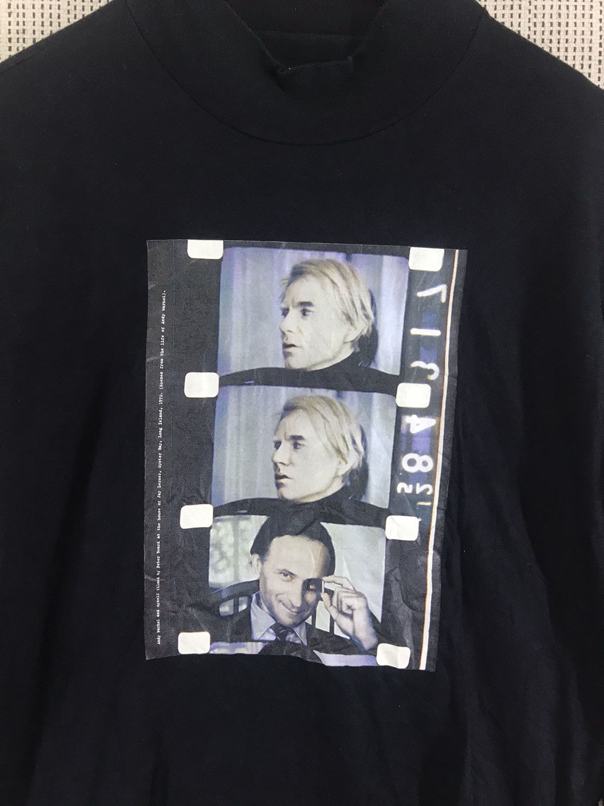 agnes b. 90s agnes b x jonas mekas life of andy warhol Size US L / EU 52-54 / 3 - 2 Thumbnail
