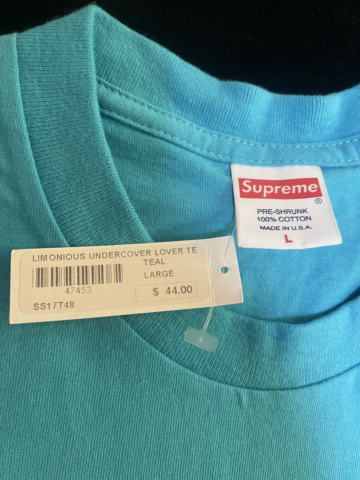Supreme Supreme Limonious undercover lover tee teal Size US L / EU 52-54 / 3 - 3 Thumbnail