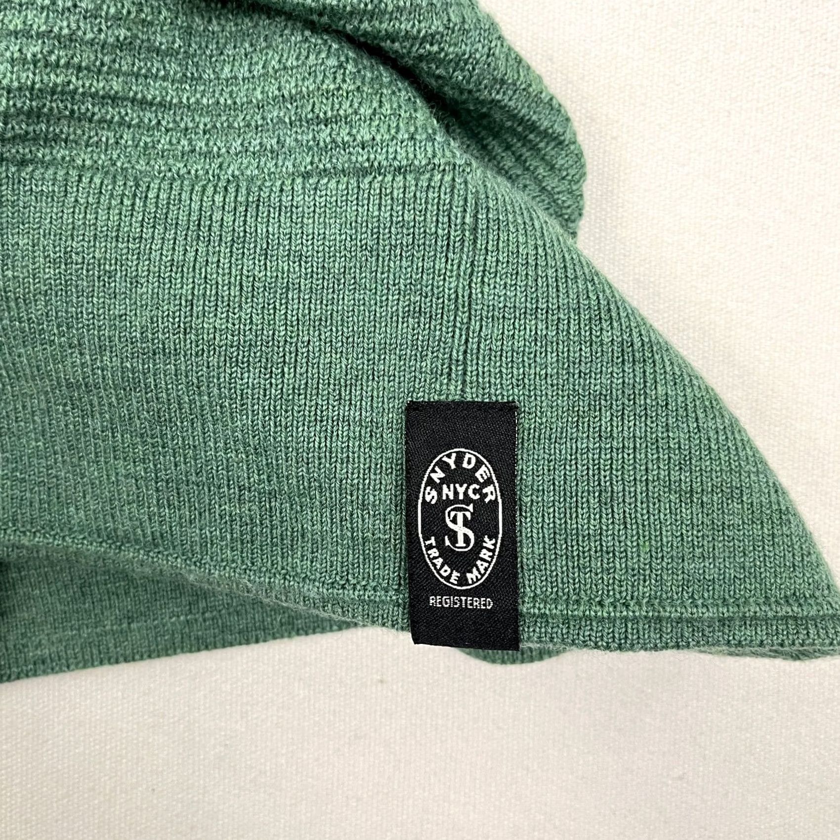 Todd Snyder Todd Snyder Merino Wool Sweater Mens M / L Green Waffle Knit Crew Smart Casual Shirt Pullover Broadway? Size US M / EU 48-50 / 2 - 7 Thumbnail