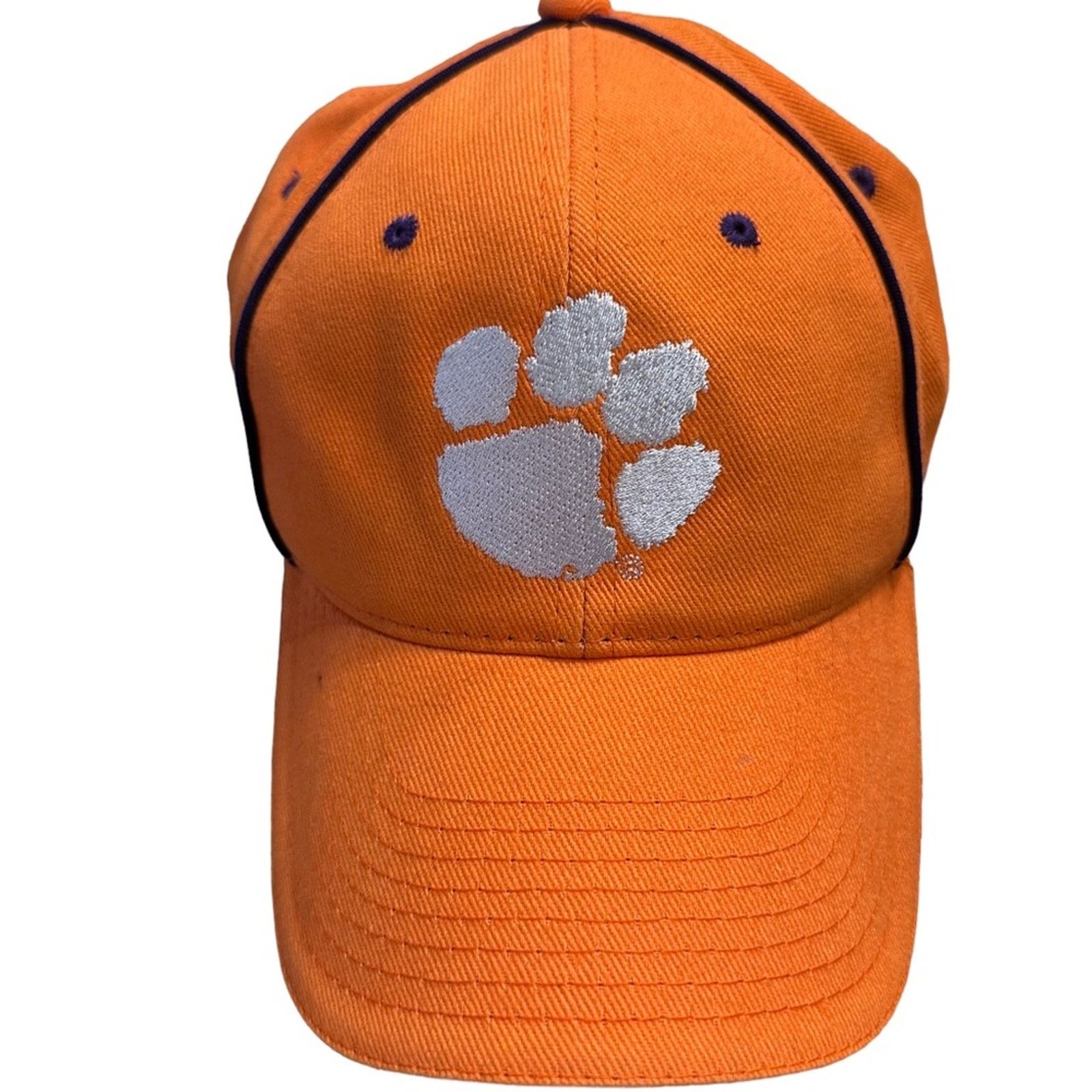 NCAA Clemson Tigers Orange Embroidered Logos NCAA Hat/Cap Size ONE SIZE - 1 Thumbnail