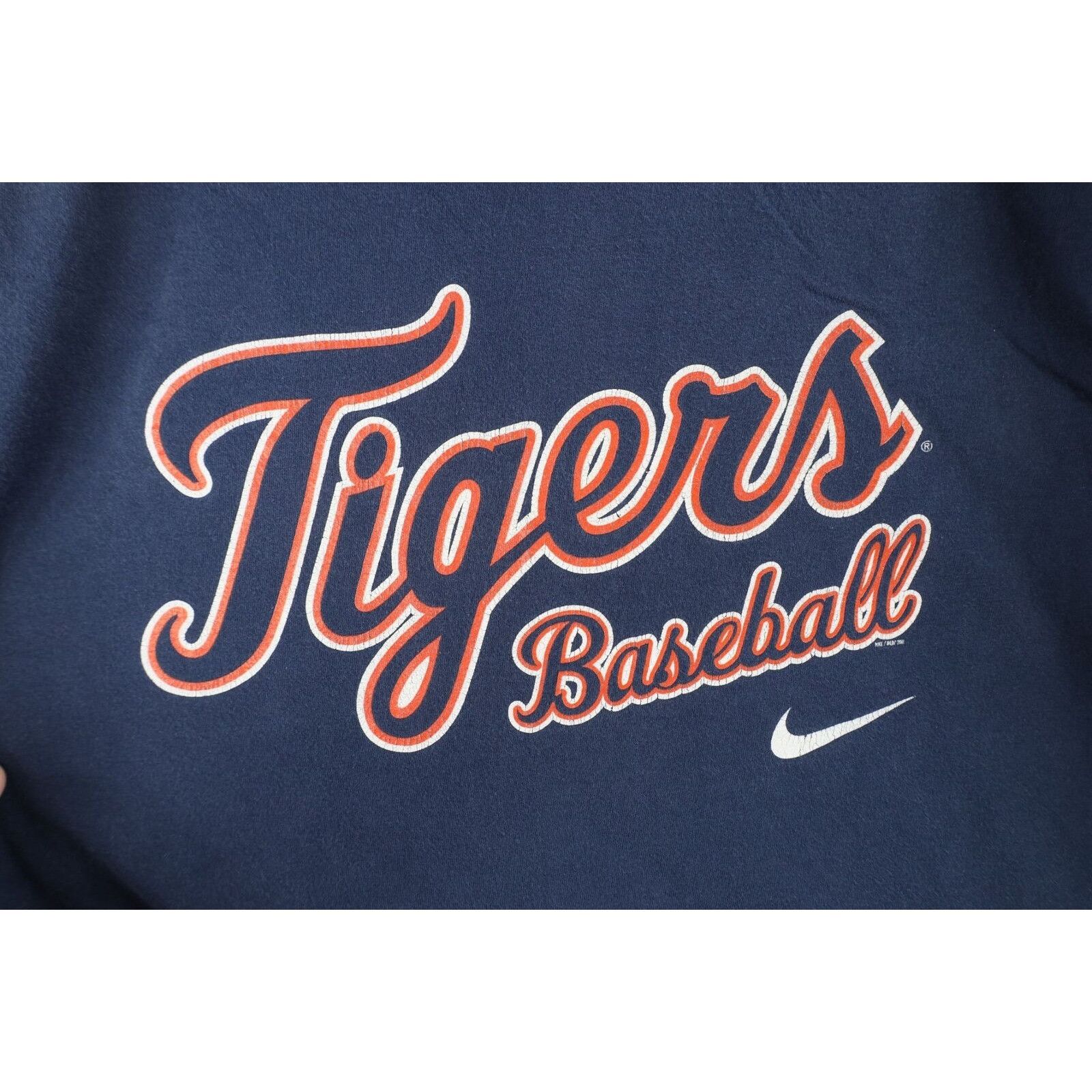 Nike × Vintage Vintage Nike Travis Scott Mini Swoosh Detroit Tigers T-Shirt Size US L / EU 52-54 / 3 - 6 Thumbnail