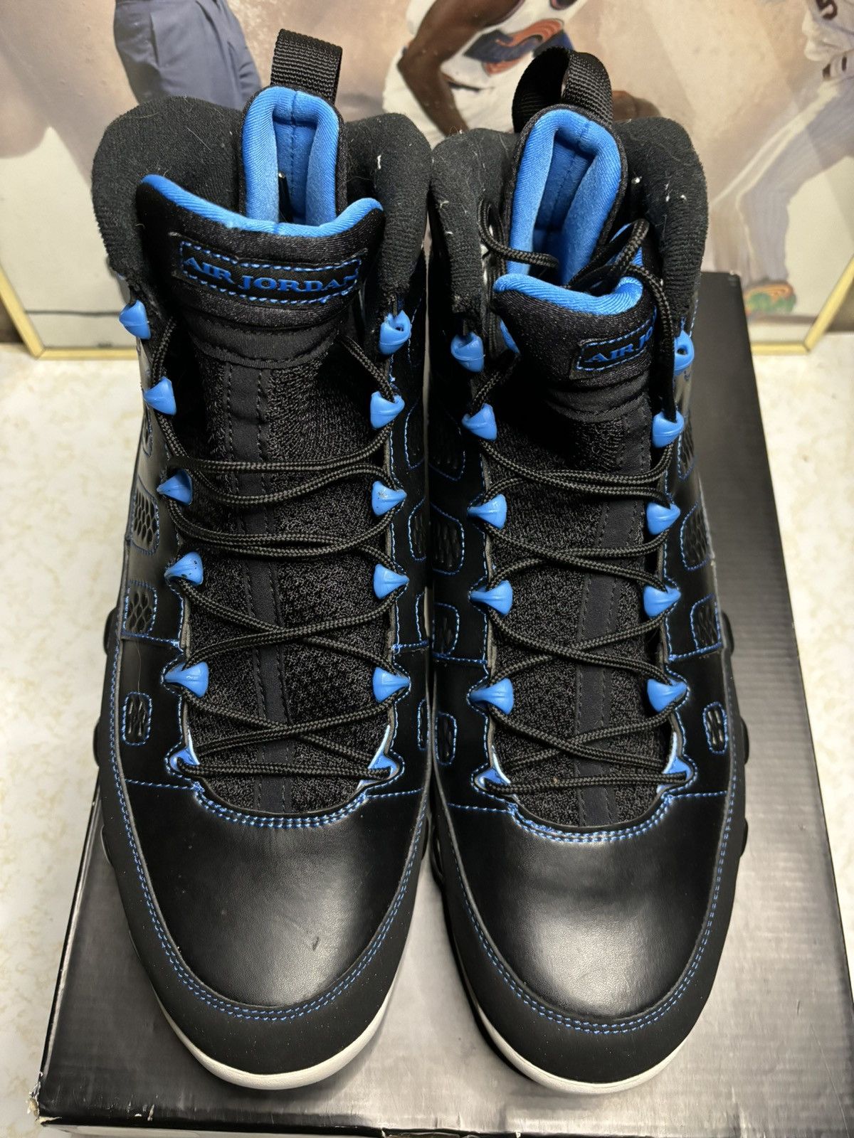 Jordan Brand Air Jordan 9 Retro OG photo blue Size US 12 / EU 45 - 2 Thumbnail