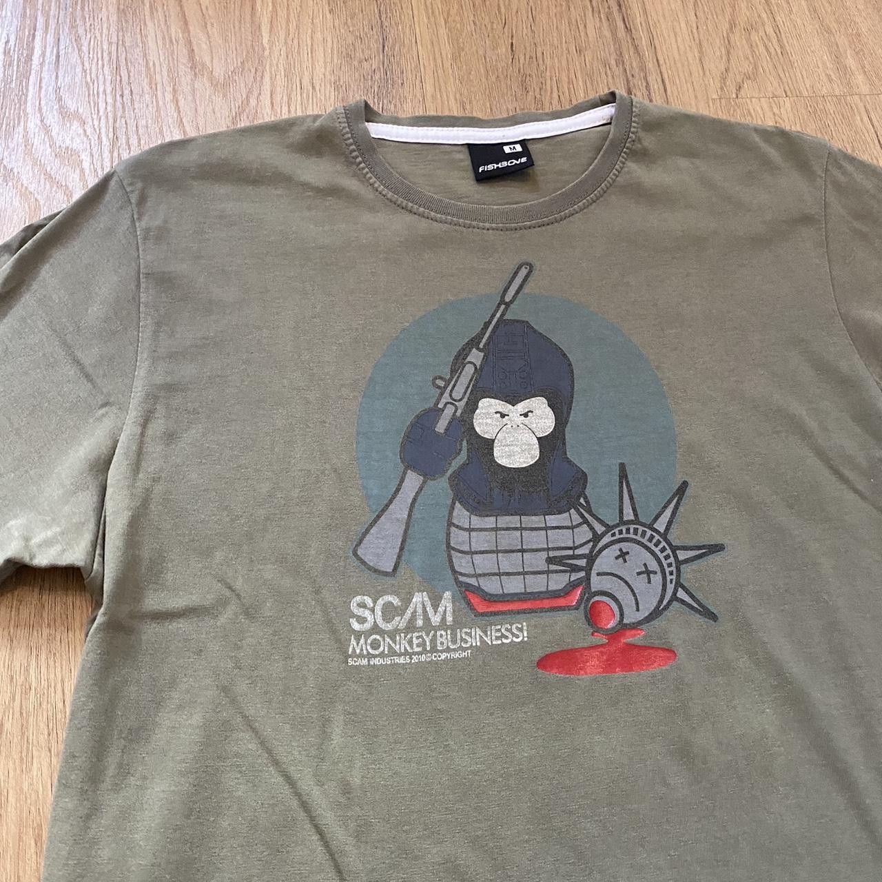 Other Khaki and black Scam Money Business t-shirt Size US M / EU 48-50 / 2 - 3 Thumbnail