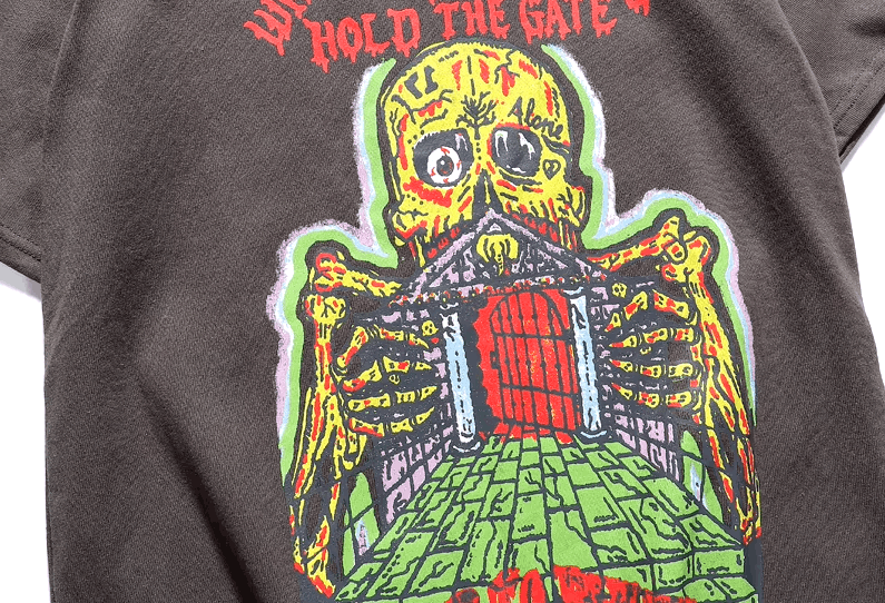 Japanese Brand × Vintage "Skelton of Fire -L" T-shirt Size US L / EU 52-54 / 3 - 4 Thumbnail