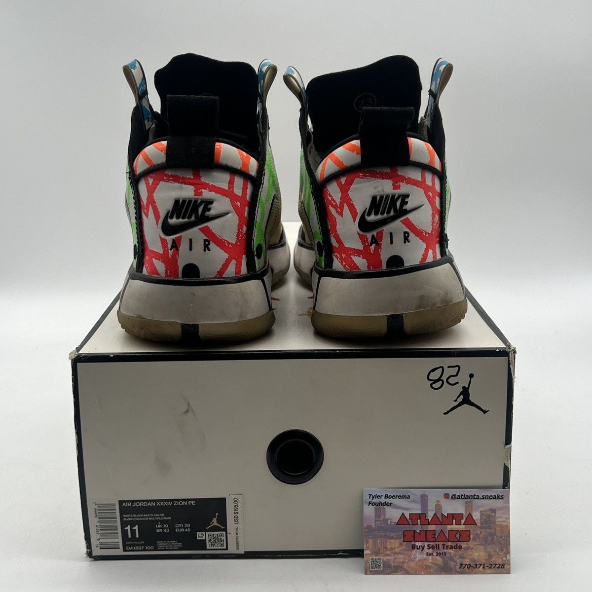 Jordan Brand Zion Williamson x air Jordan 34 Noah Size US 11 / EU 44 - 3 Thumbnail