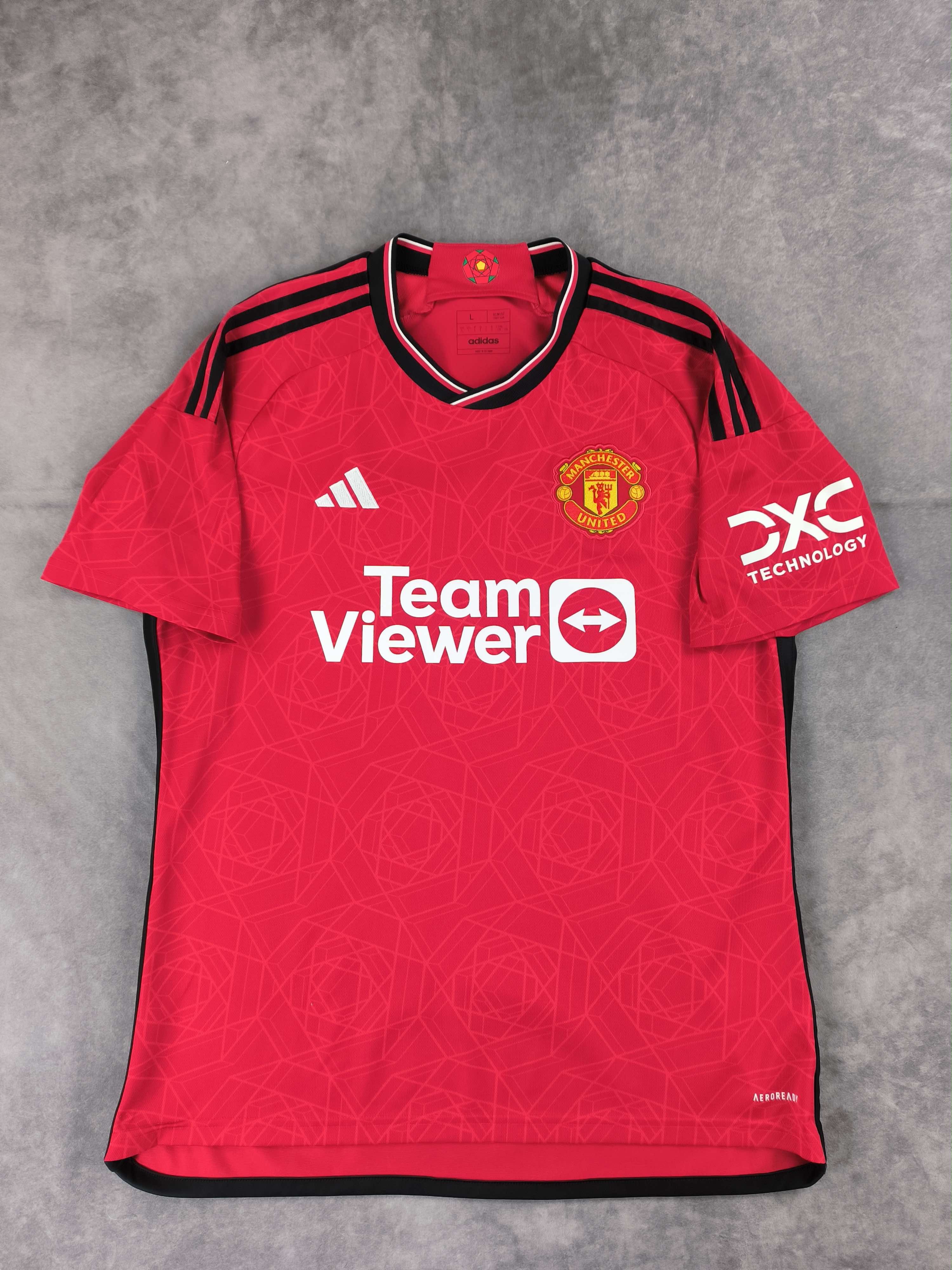 Adidas Manchester United 2023-24 Adidas home football jersey size L Size US L / EU 52-54 / 3 - 1 Thumbnail