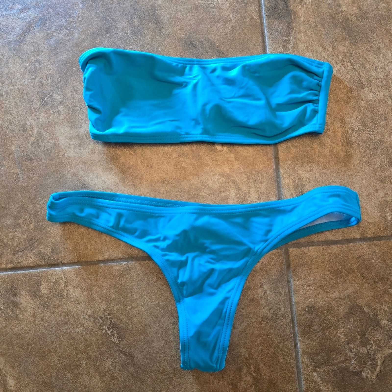 Other Teal Wave | FYS | Hollywood×St.Bart Bikini Set Size ONE SIZE - 3 Thumbnail