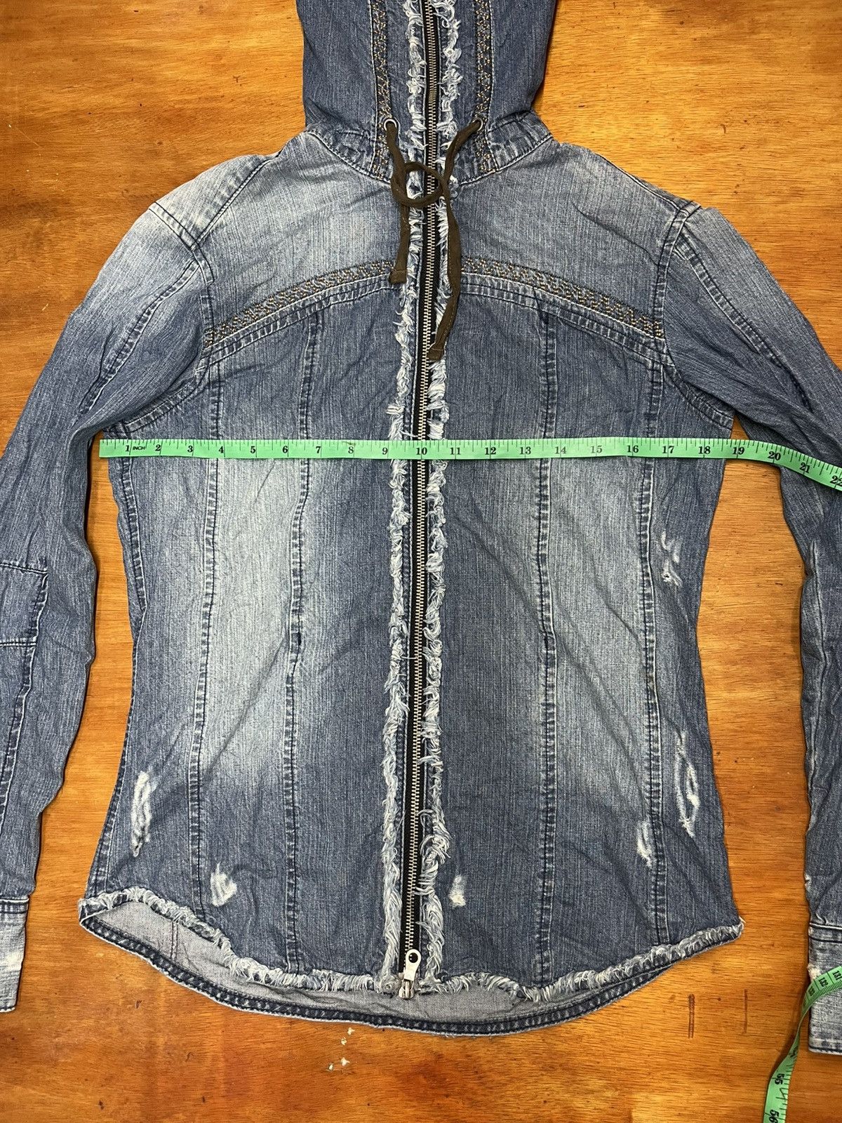 PPFM Authentic PPFM Jeans Denim Jacket Full Zipper Size US S / EU 44-46 / 1 - 8 Thumbnail