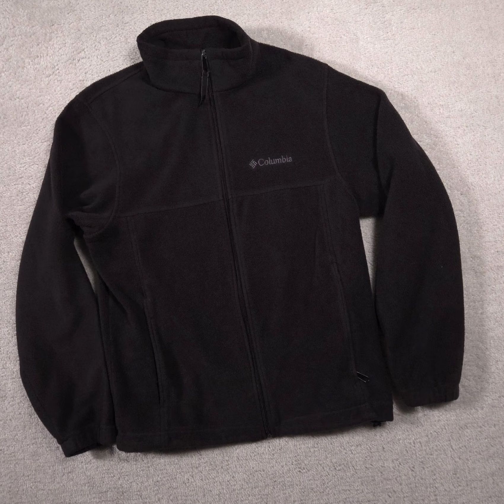 Vintage Columbia Fleece Jacket Mens Small Black Full Zip Stand Collar Pockets Outdoor Size US S / EU 44-46 / 1 - 3 Thumbnail