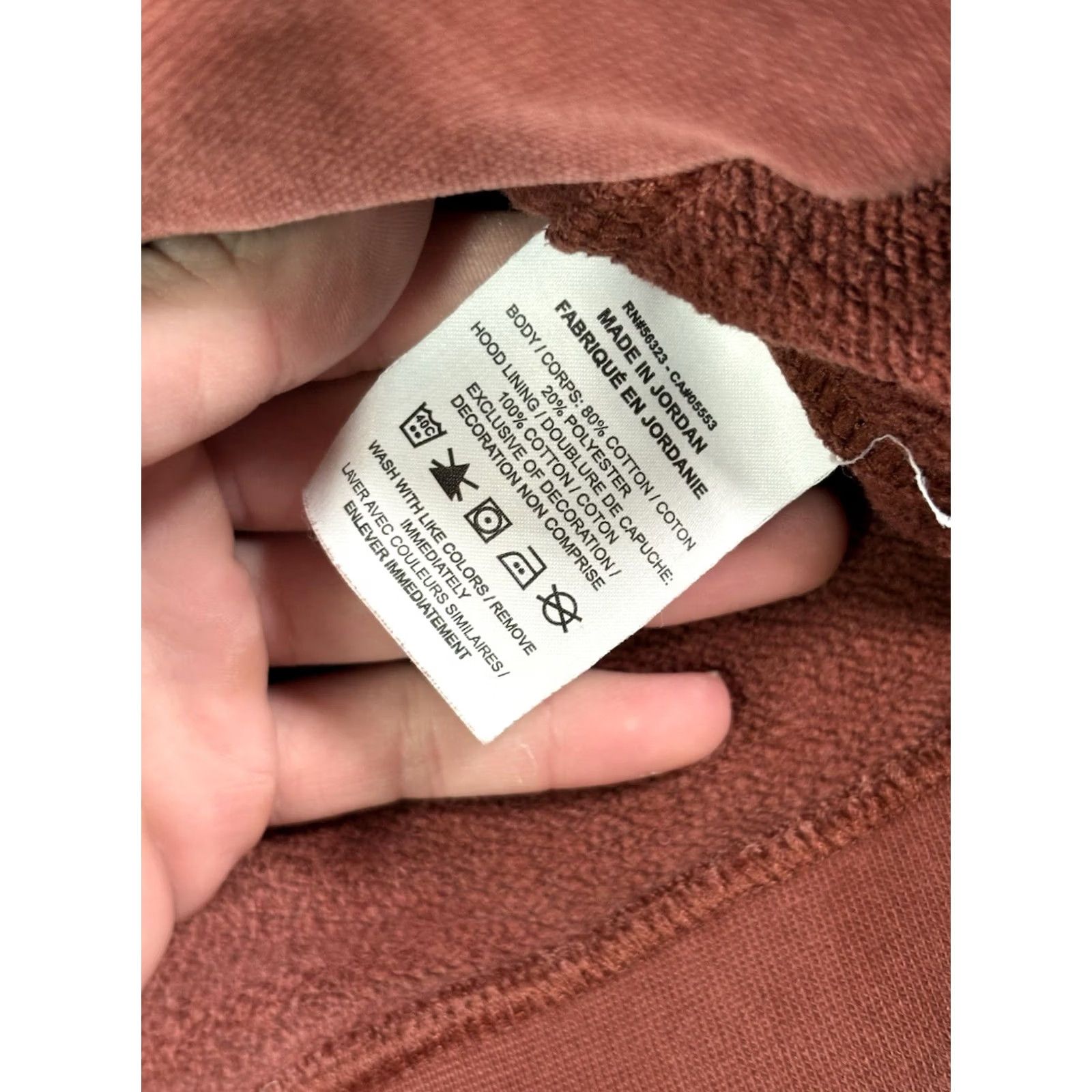 Nike Nike Swoosh Pullover Hoodie Sweatshirt Burgundy Mens Medium Hoodie Pullover Fleece Logo Pocket Hooded Size US M / EU 48-50 / 2 - 4 Thumbnail