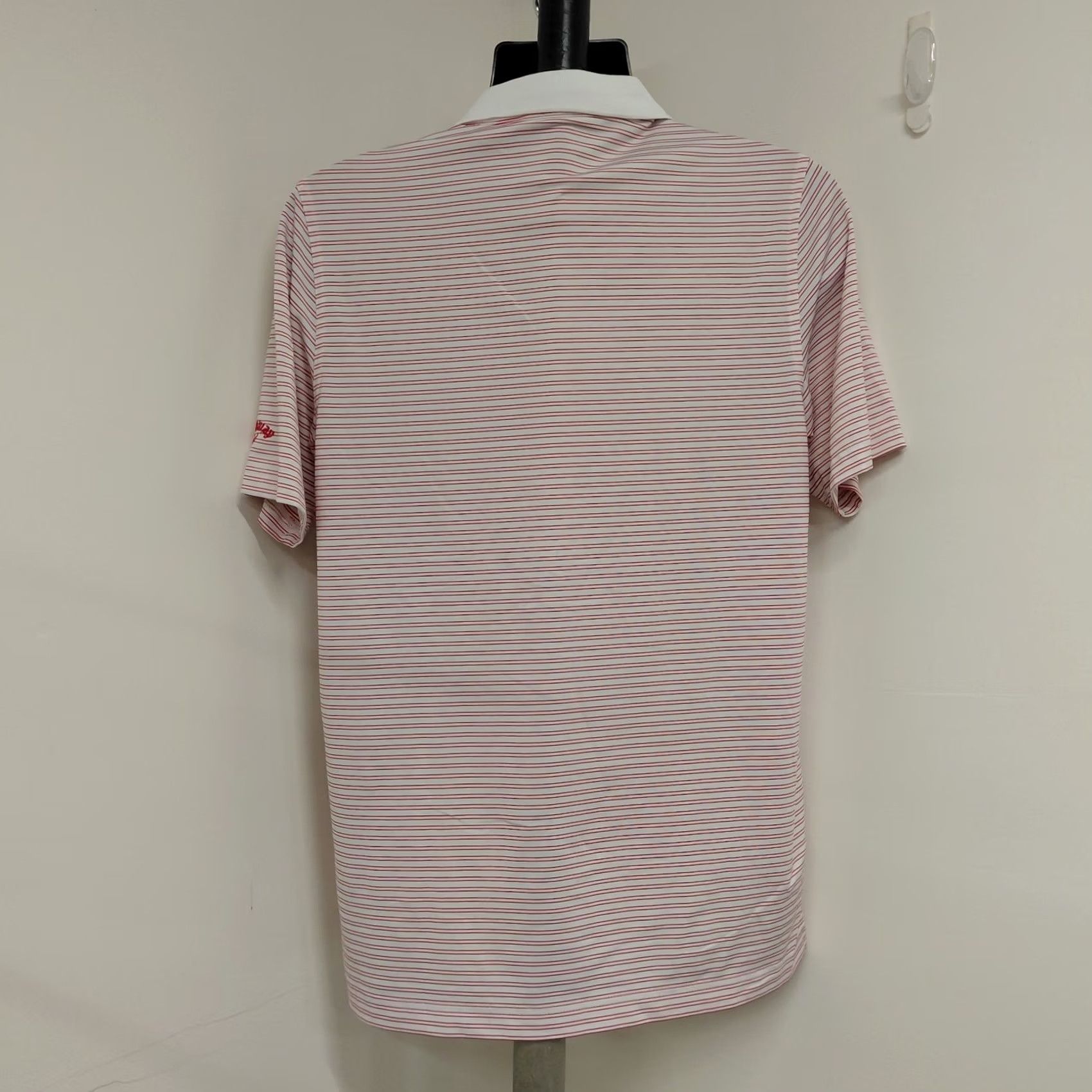 Callaway Callaway Opti Dri Polo Shirt Men's Size S Red Striped Short Sleeve EUC Size US S / EU 44-46 / 1 - 7 Thumbnail