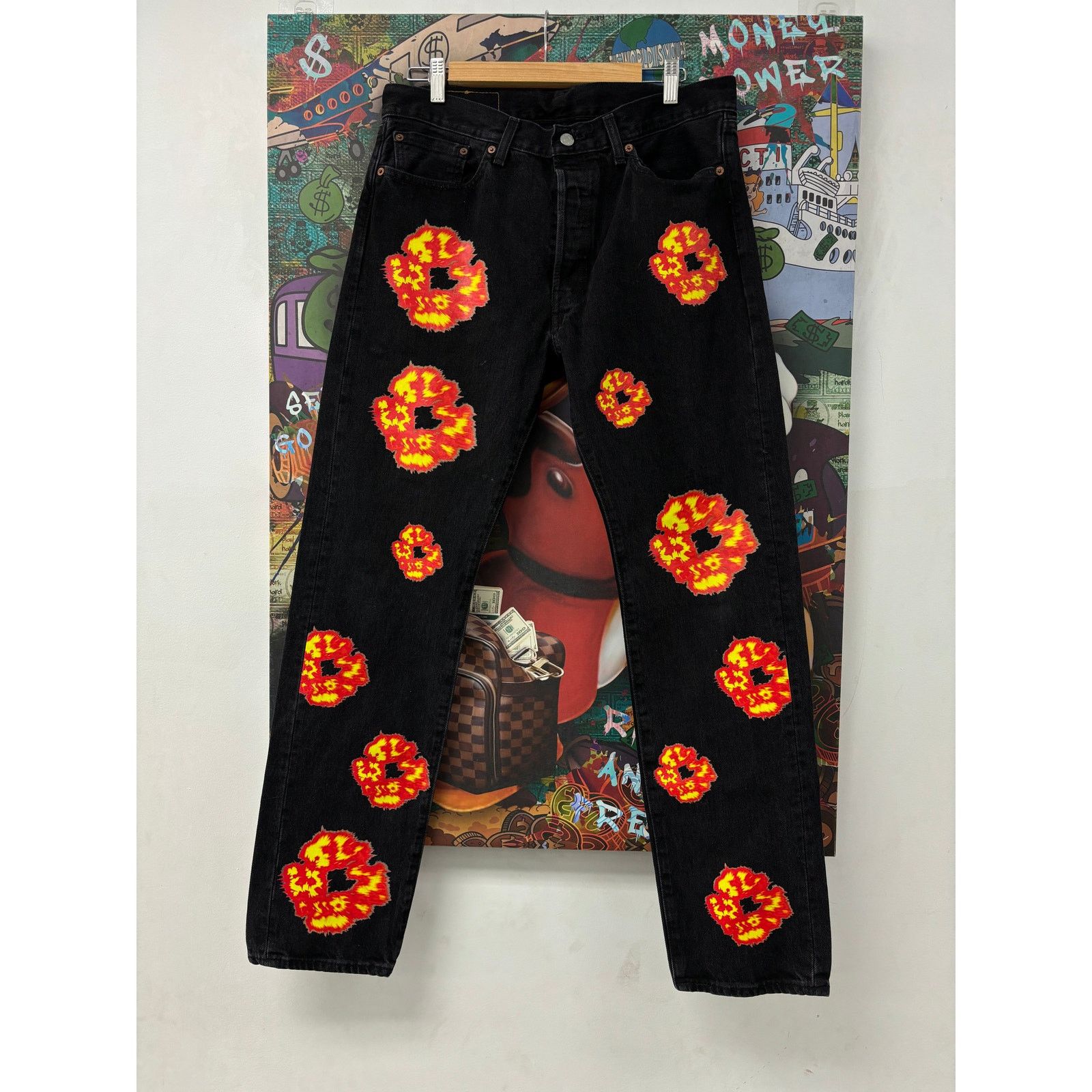 Denim Tears Offset Jeans Black Used 33