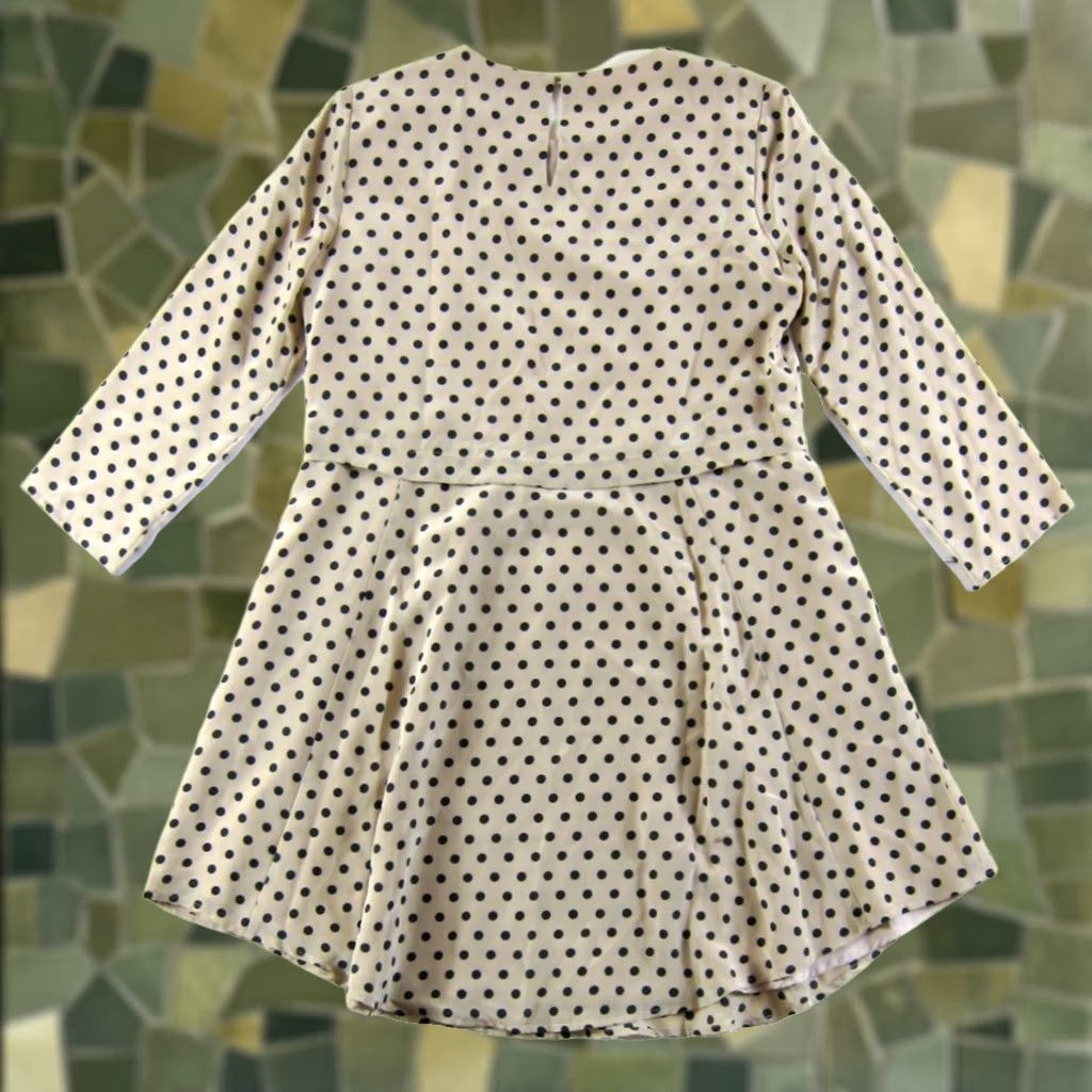 Madewell Madewell Black Ivory Polka Dot Pocket Ruffle Sleeve Smock Dress XL Size XS / US 0-2 / IT 36-38 - 1 Thumbnail