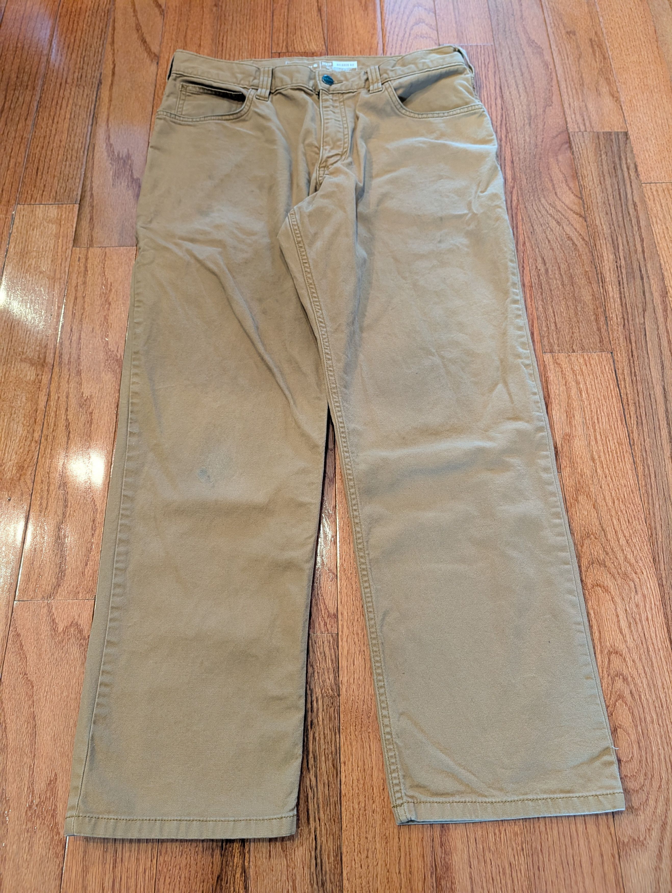 Carhartt Carhartt tan Relaxed Fit Pants 34x30 rugged canvas (35x29) Size US 34 / EU 50 - 6 Thumbnail
